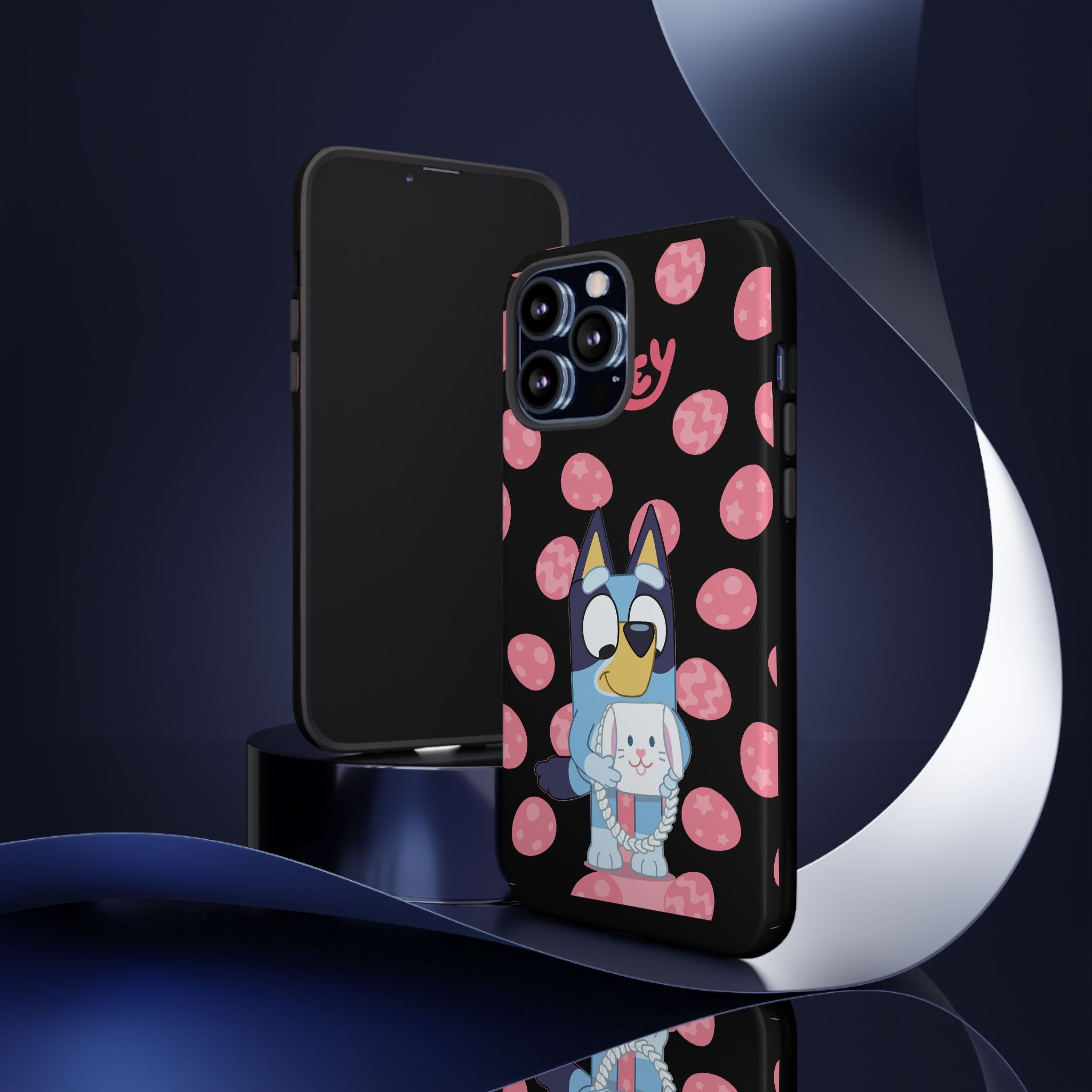 Bluey Holding Bunny phone case | Cute cartoon character phone case