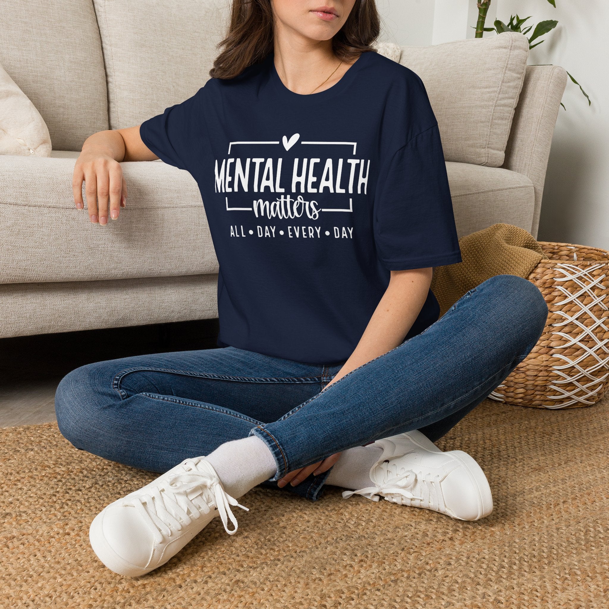 Mental Health Matters T-Shirt — "All Day • Every Day" Awareness Tee