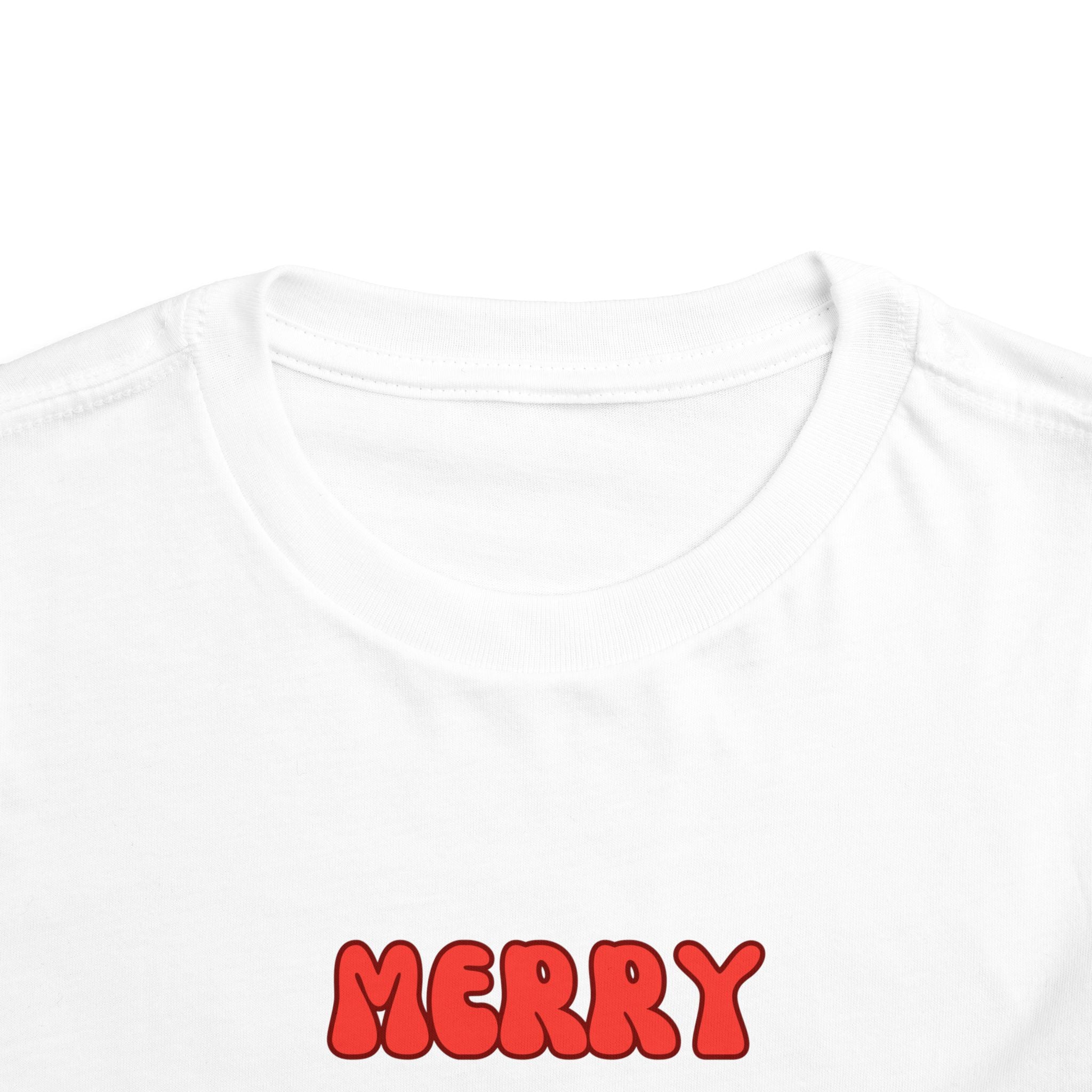 Merry Christmas Penguin Toddler Tee