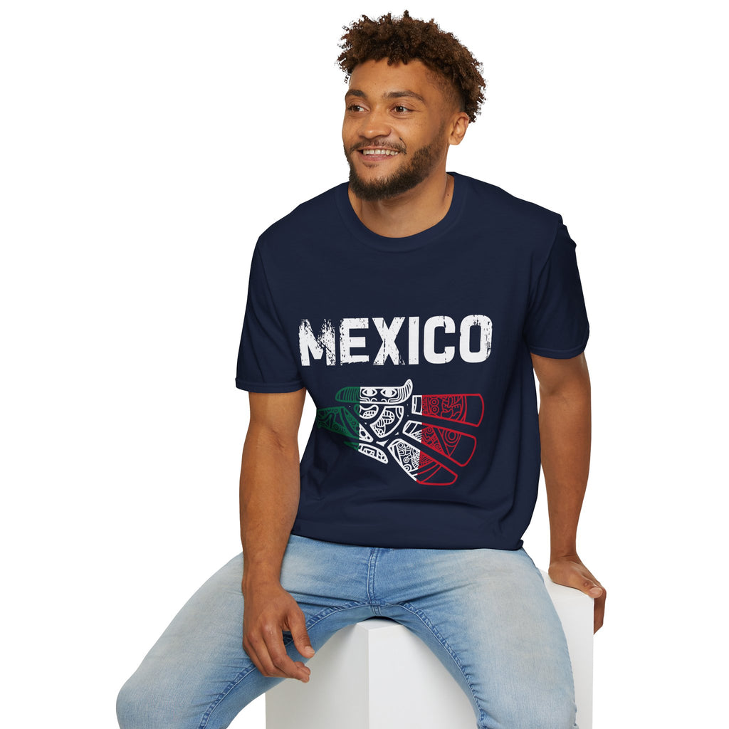 Mexico Flag Guitar T-Shirt — Mexican Pride Music Tee