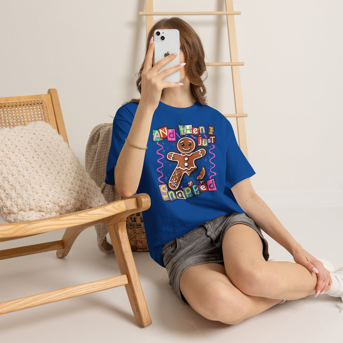 Gingerbread Cookie 'And Then I Just Snapped' Graphic Tee