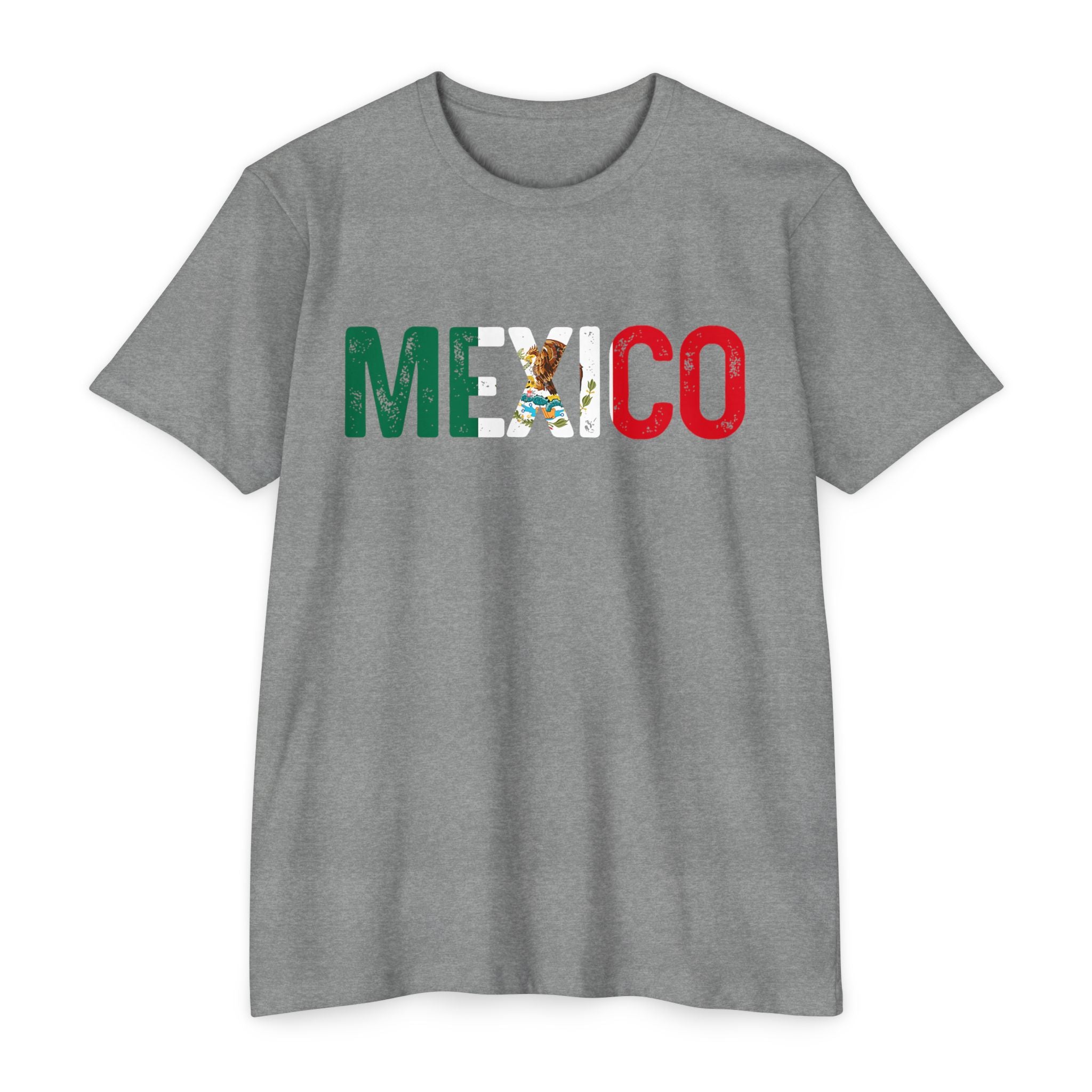 Mexico Flag T-Shirt — Mexican Eagle Emblem Tee