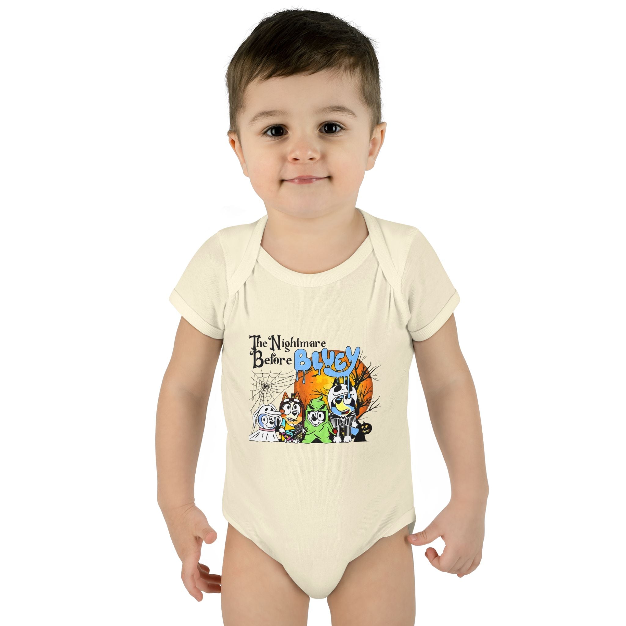 Baby Bodysuit - Cute Cartoon Halloween Infant Onesie