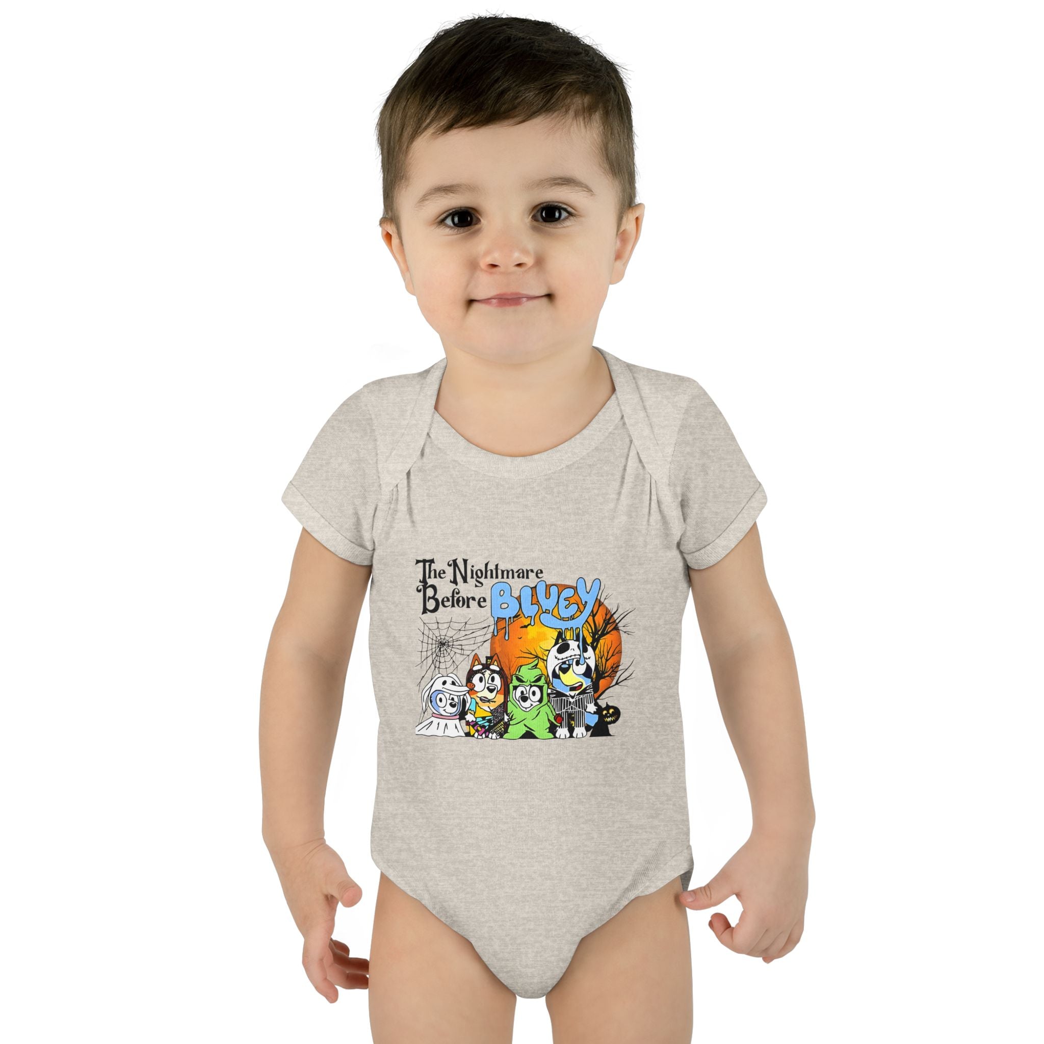 Baby Bodysuit - Cute Cartoon Halloween Infant Onesie