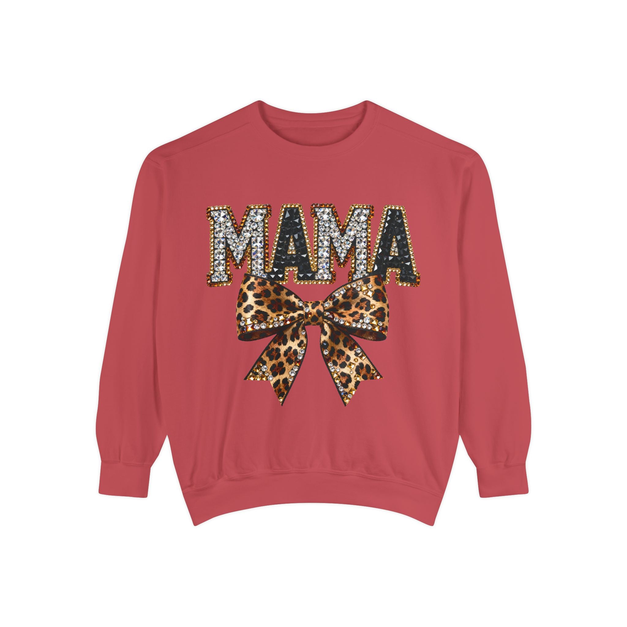 Mama Leopard Bow Sweatshirt — Mother's Day Gift