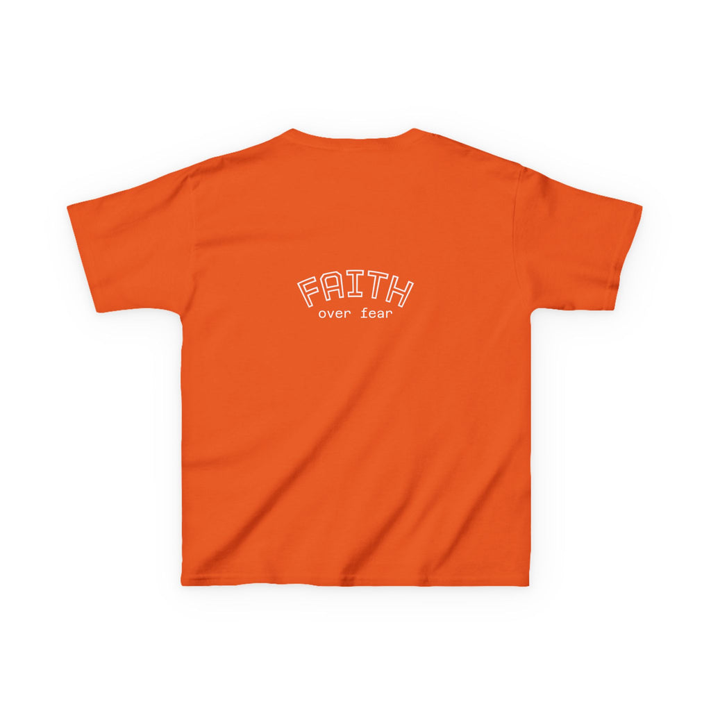Faith Over Fear Kids Tee | Inspirational Christian Youth Shirt