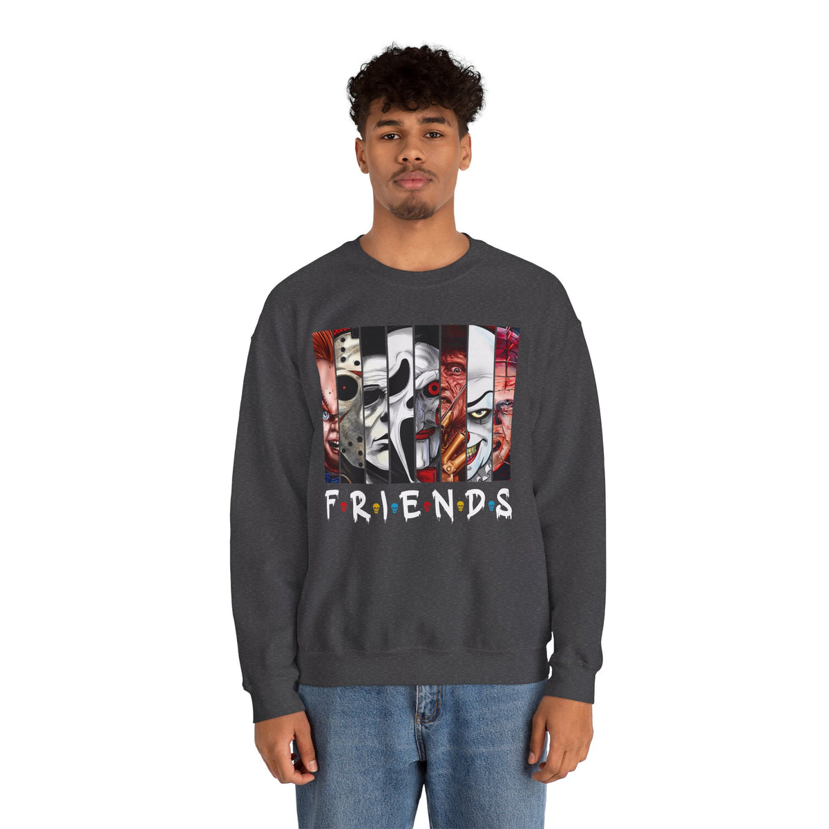 Horror Icons 'Friends' Crewneck Sweatshirt