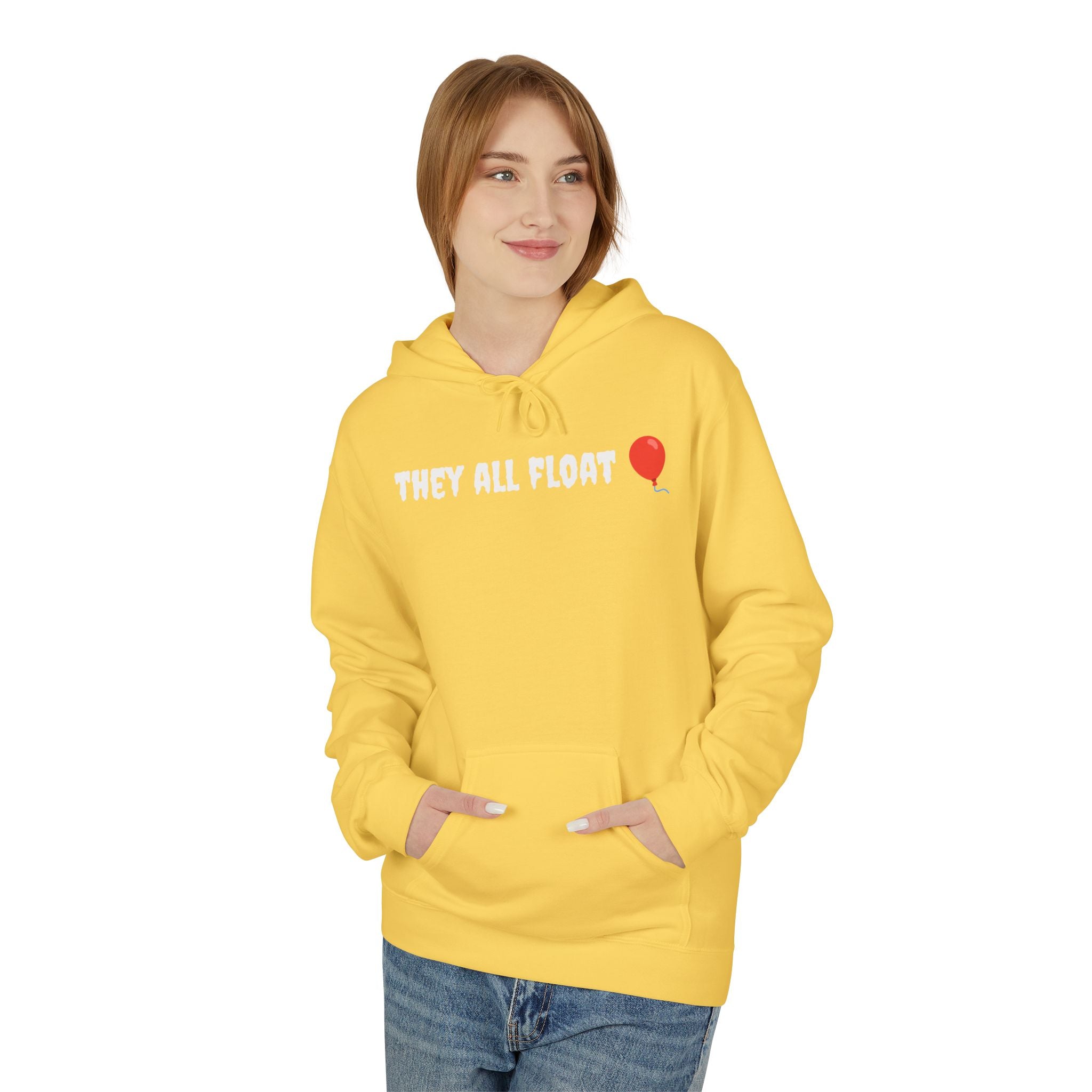 Horror Clown Girl Hoodie – Dark Balloon Graphic Pullover