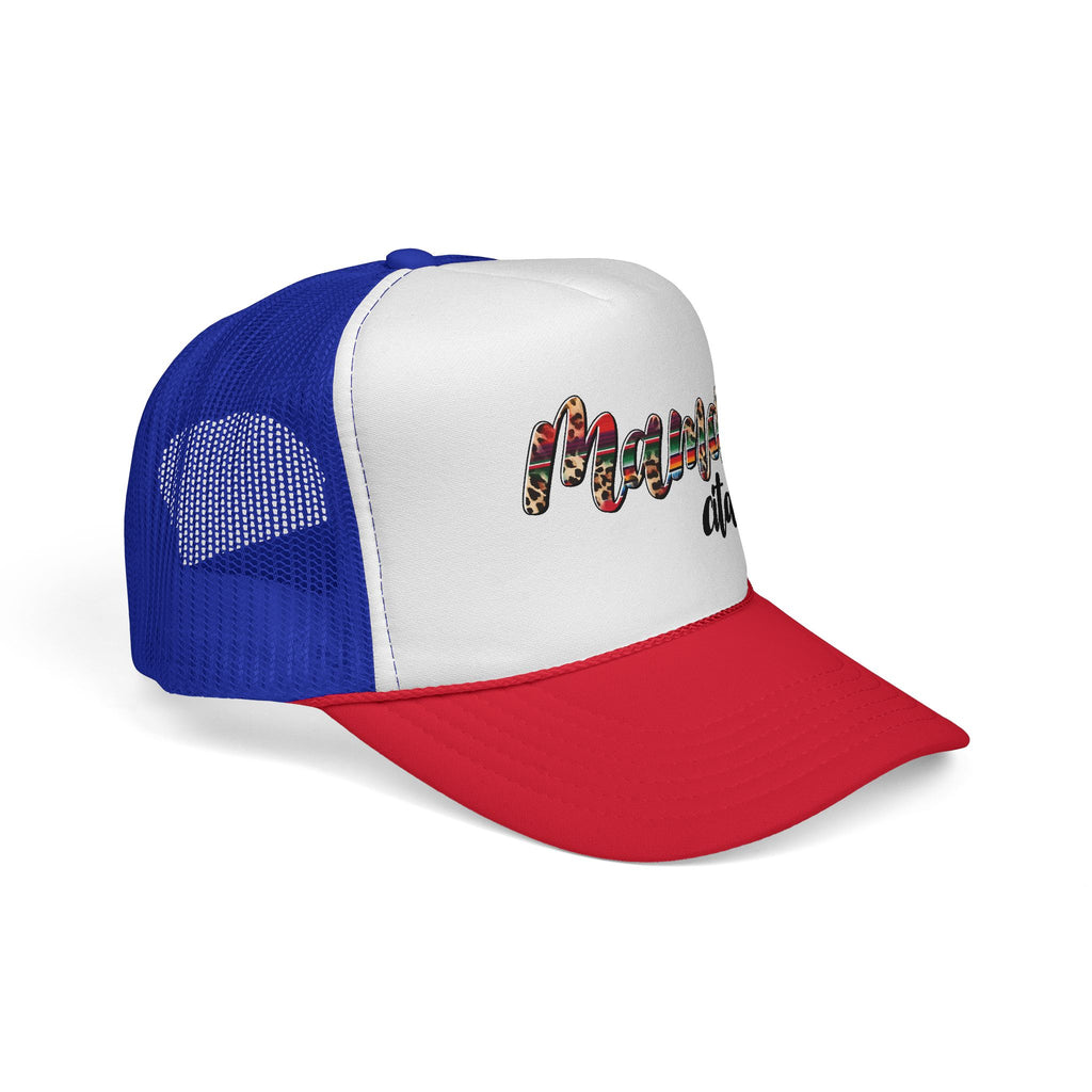 Mama Alta Trucker Cap — Serape Pattern Mom Hat