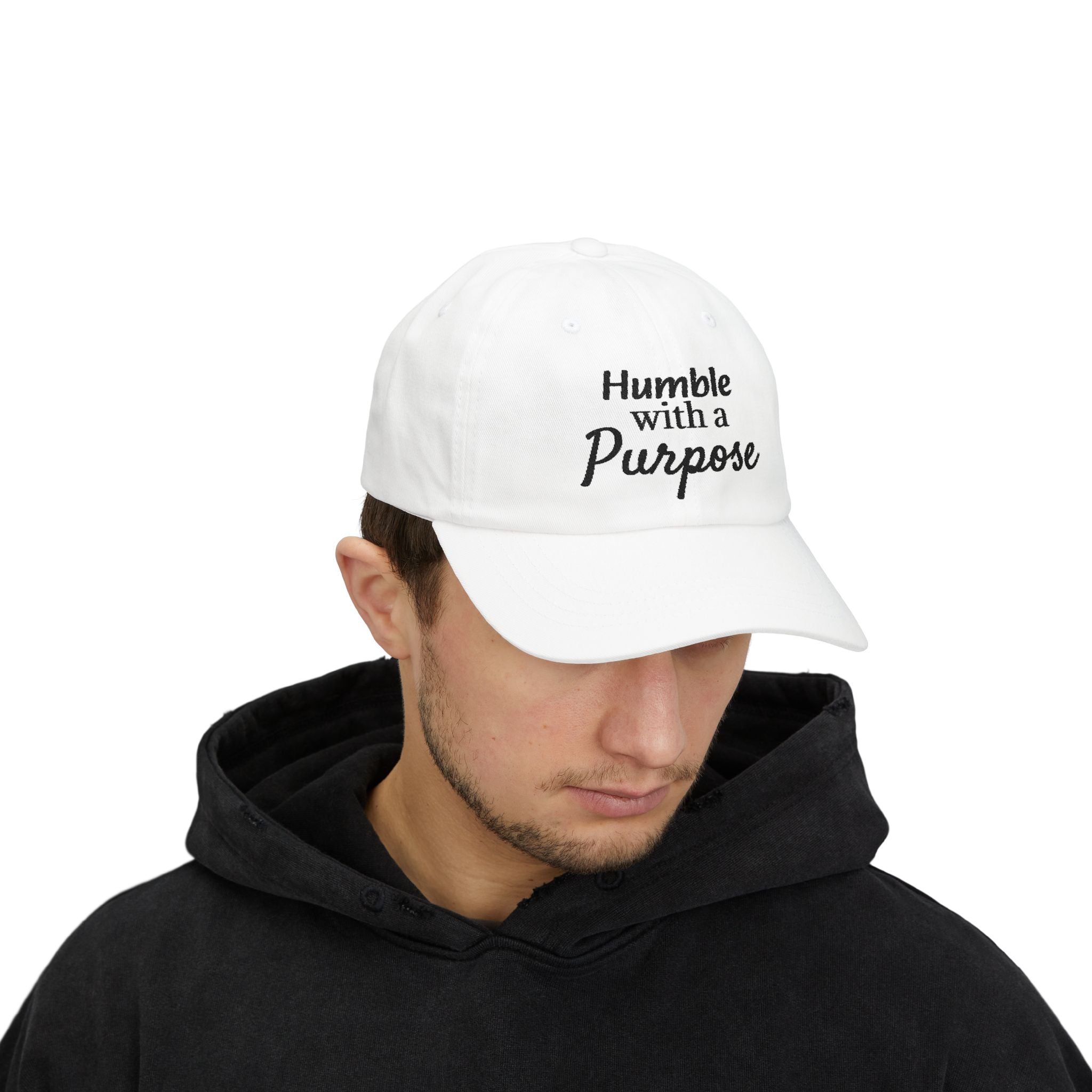 Dad Cap — "Humble with a Purpose" Embroidered Baseball Hat