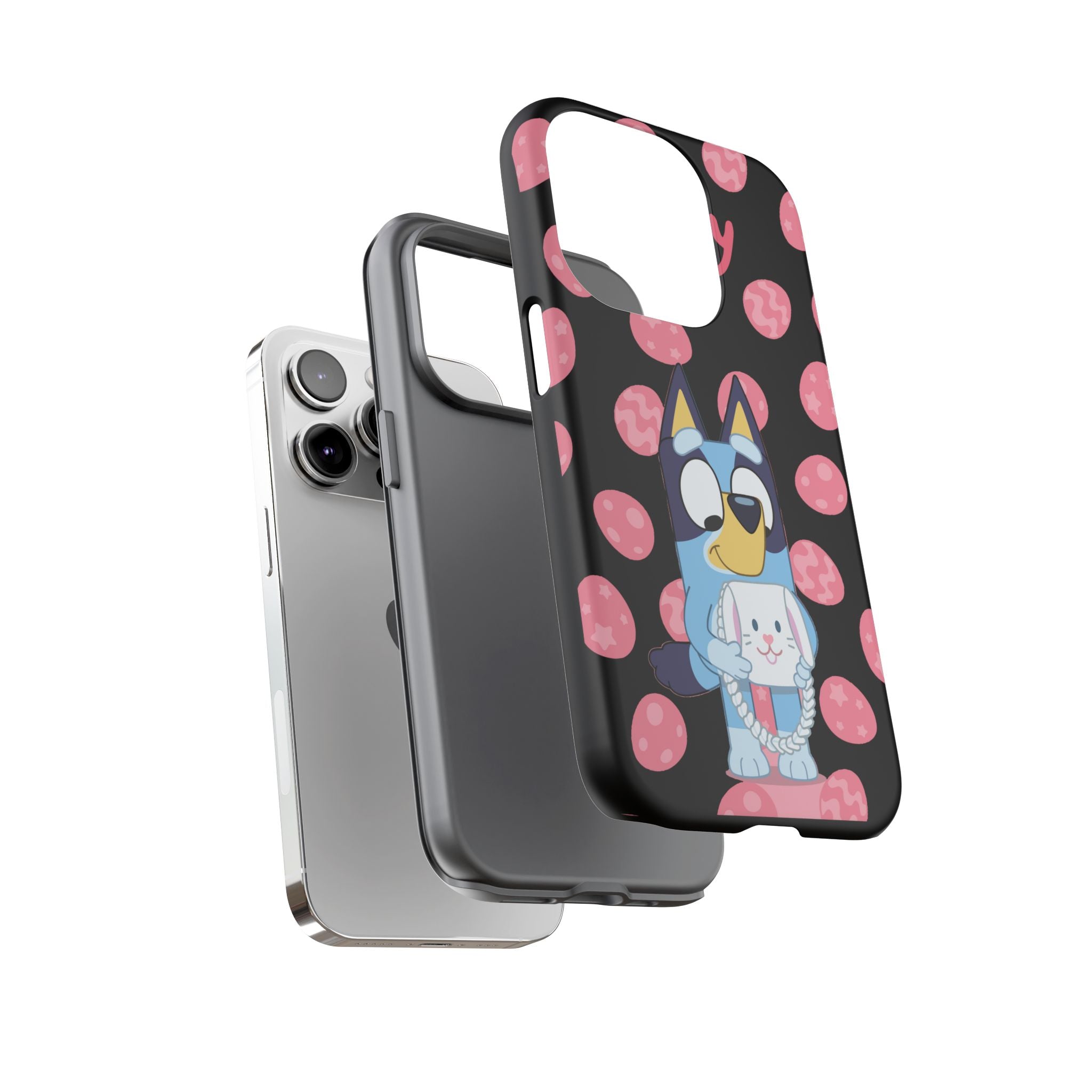 Bluey Holding Bunny phone case | Cute cartoon character phone case