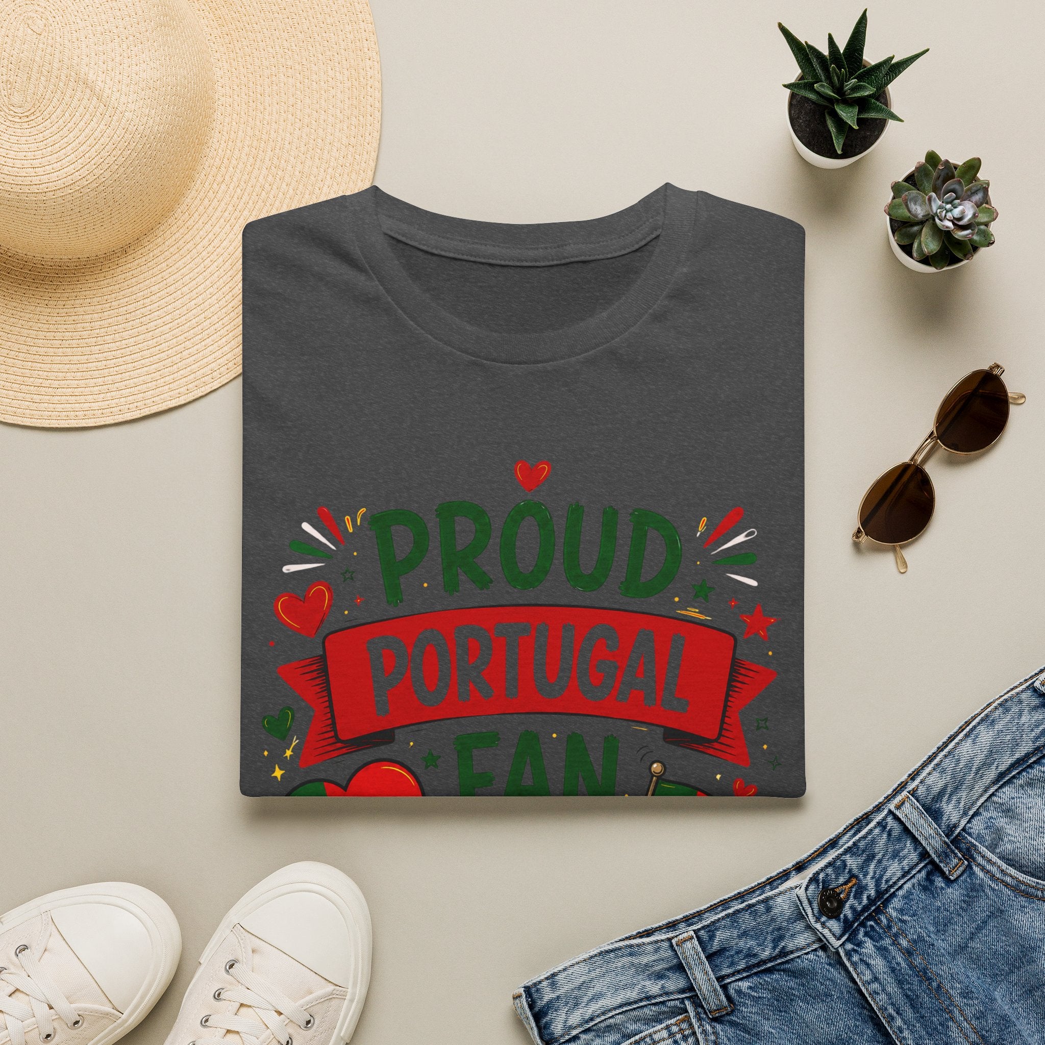 Portugal Fan T‑Shirt — Proud Portugal Fan Soccer Tee