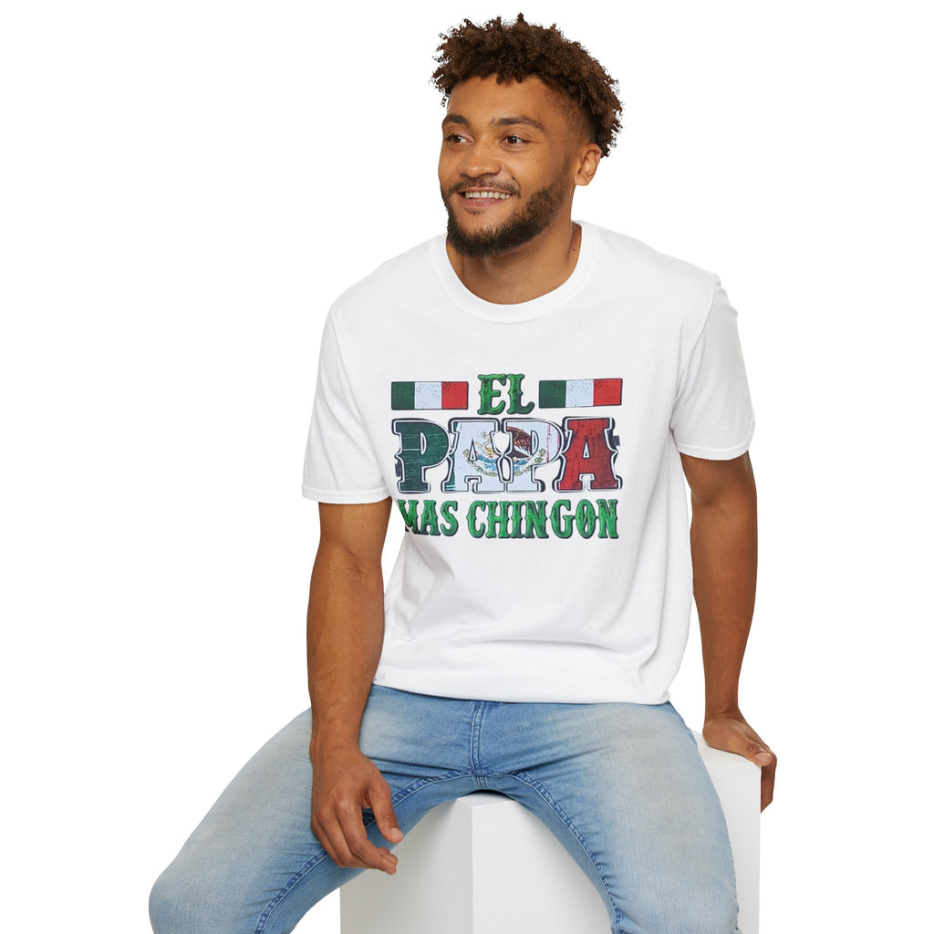 El Papá Más Chingón T-Shirt – Mexican Flag Father's Day Tee