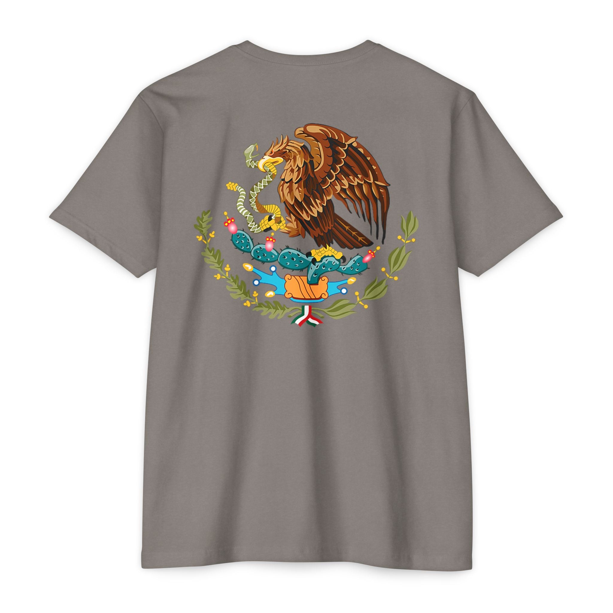 Mexico Flag T-Shirt — Mexican Eagle Emblem Tee