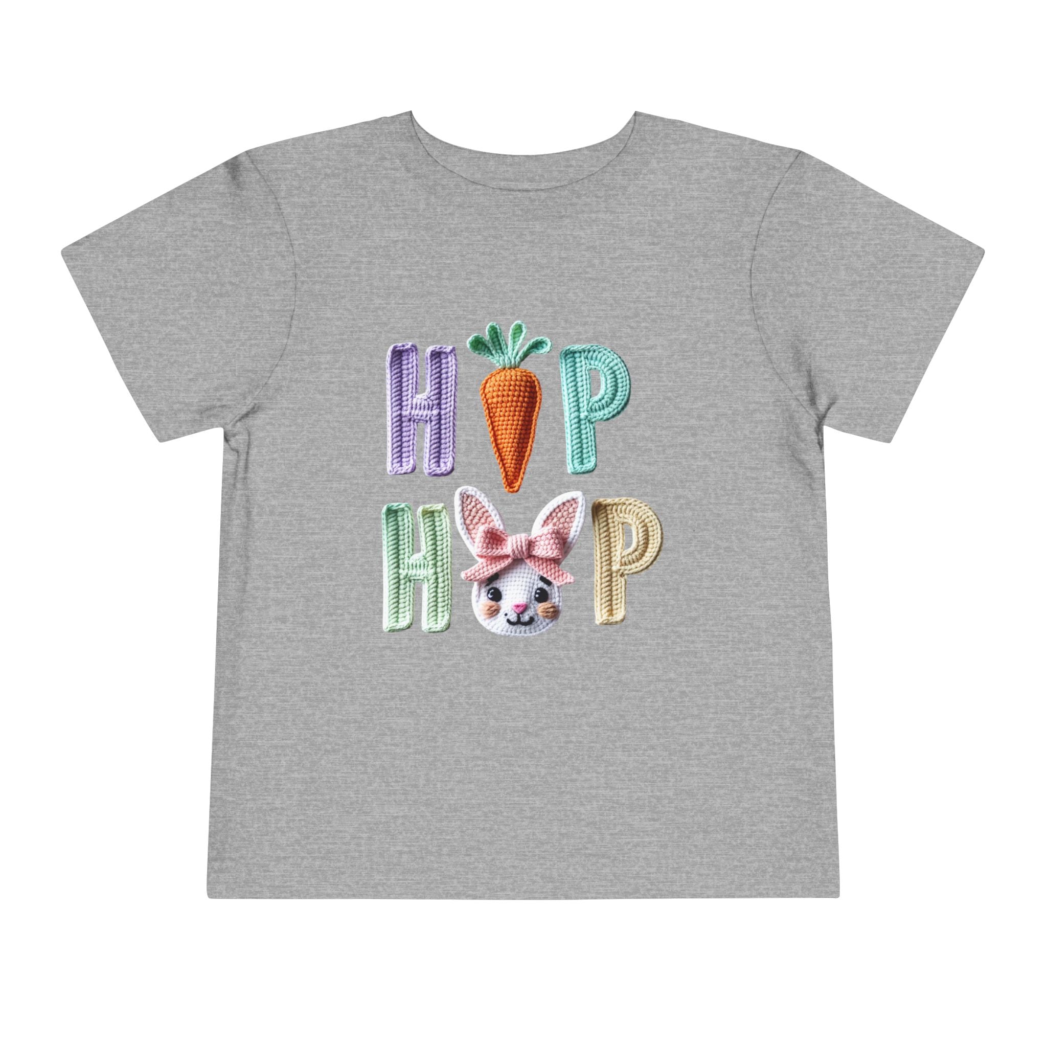 Hip Hop Easter Toddler Tee — Cute Bunny & Carrot Kids Shirt