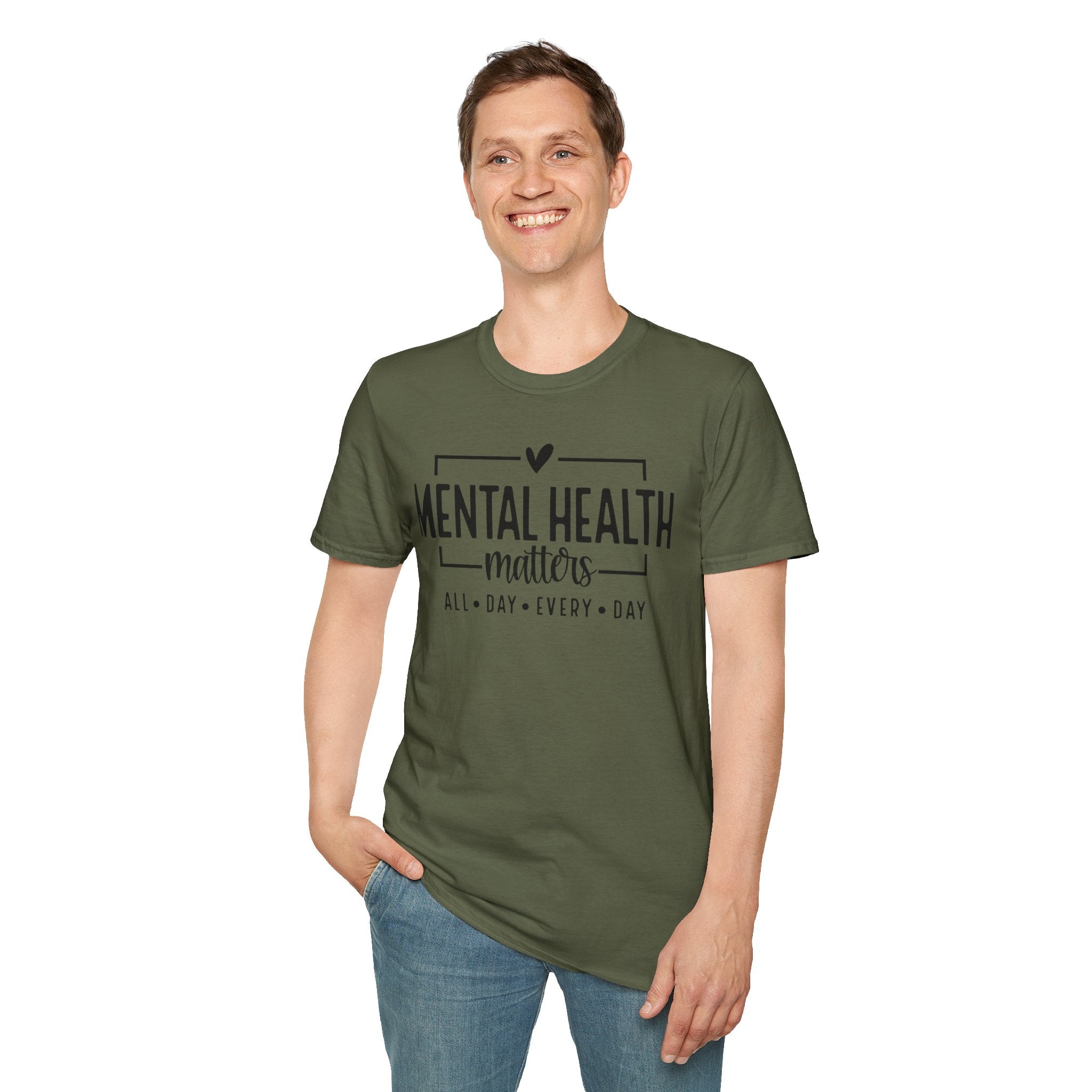 Mental Health Matters T‑Shirt — All Day Every Day Awareness Tee