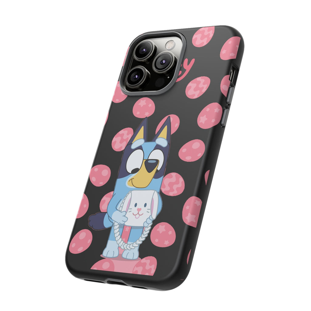 Bluey Holding Bunny phone case | Cute cartoon character phone case