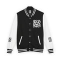 Black & White Leopard Pocket Letterman Jacket | Varsity Jacket