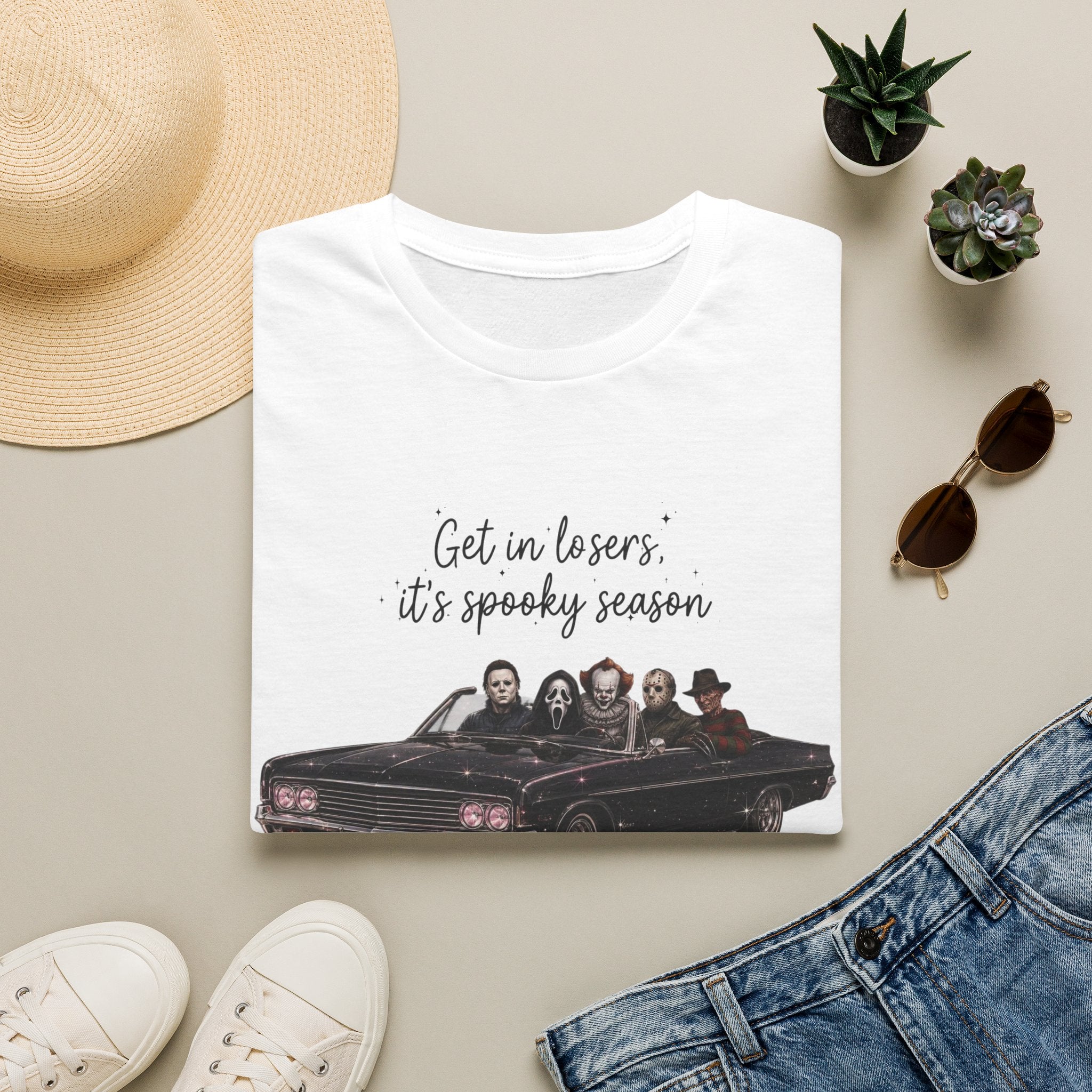Spooky Season Tee — 'Get in Losers, It's Spooky Season' Halloween T-Shirt