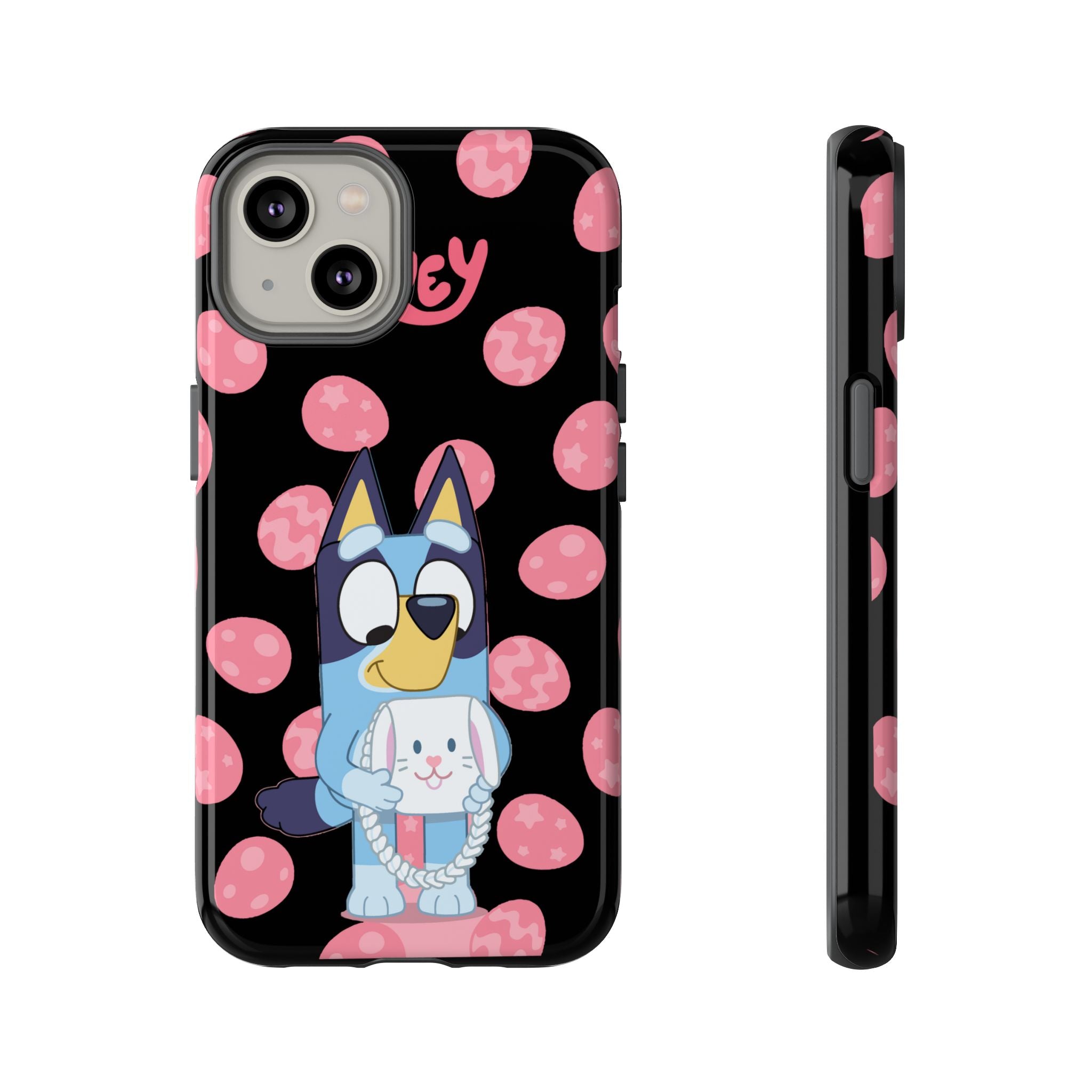 Bluey Holding Bunny phone case | Cute cartoon character phone case