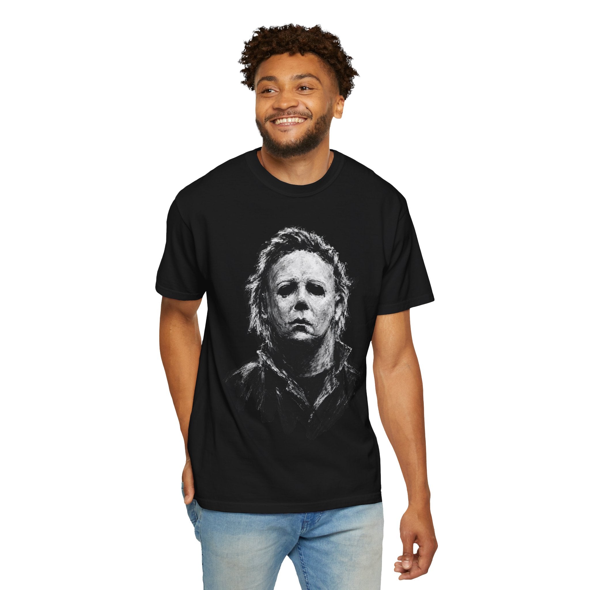 Portrait T-Shirt — Horror Movie Mask Tee