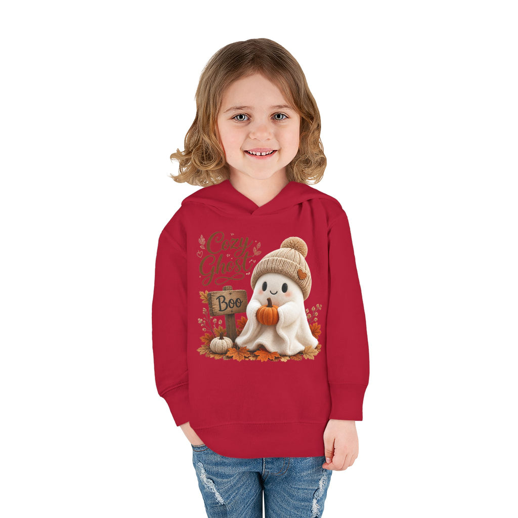 Toddler Hoodie – 'Cozy Ghost' Fall Halloween Pullover