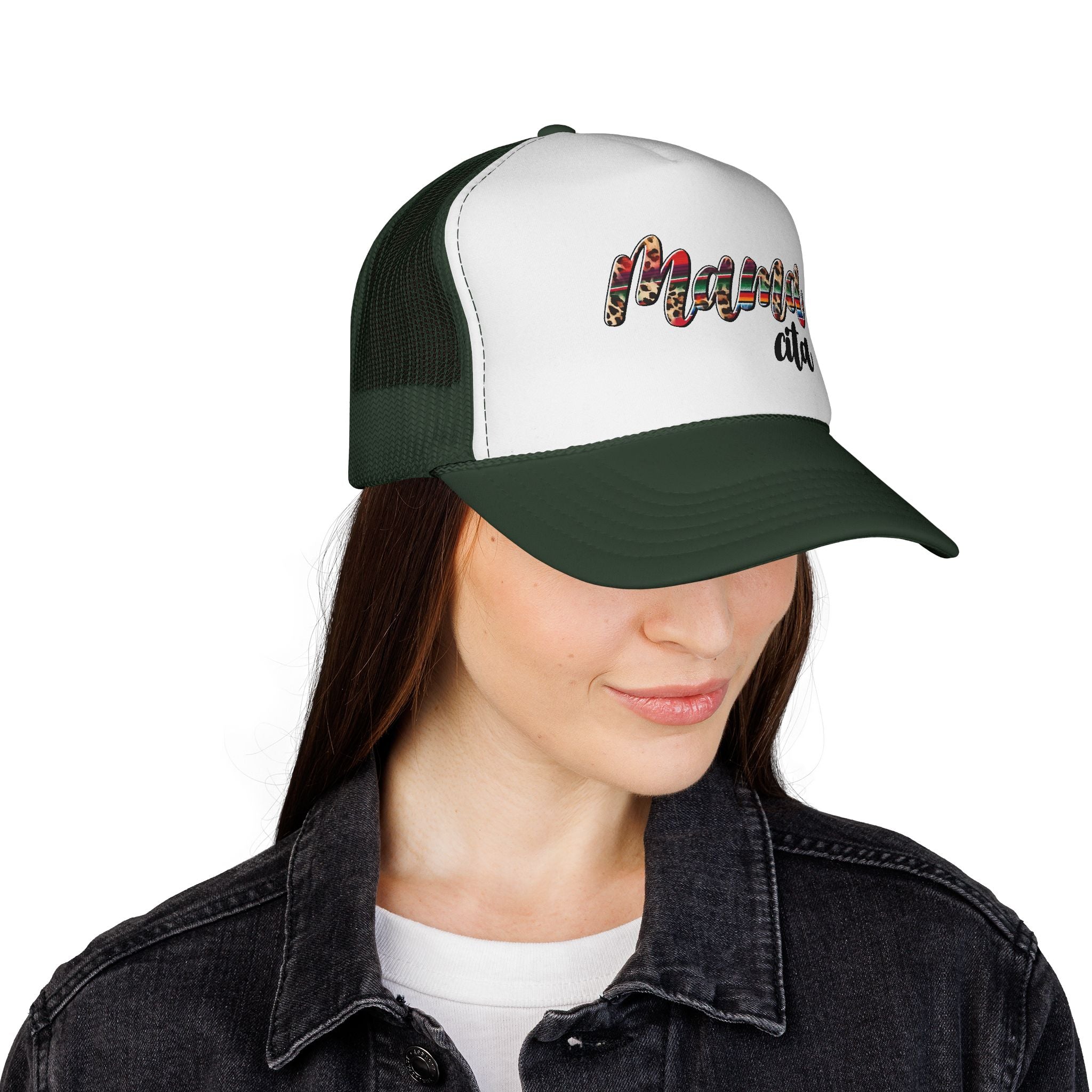 Mama Alta Trucker Cap — Serape Pattern Mom Hat