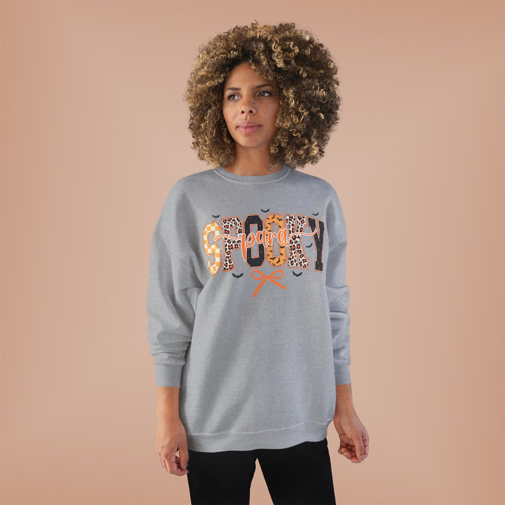 Spooky Leopard Halloween Crewneck Sweatshirt