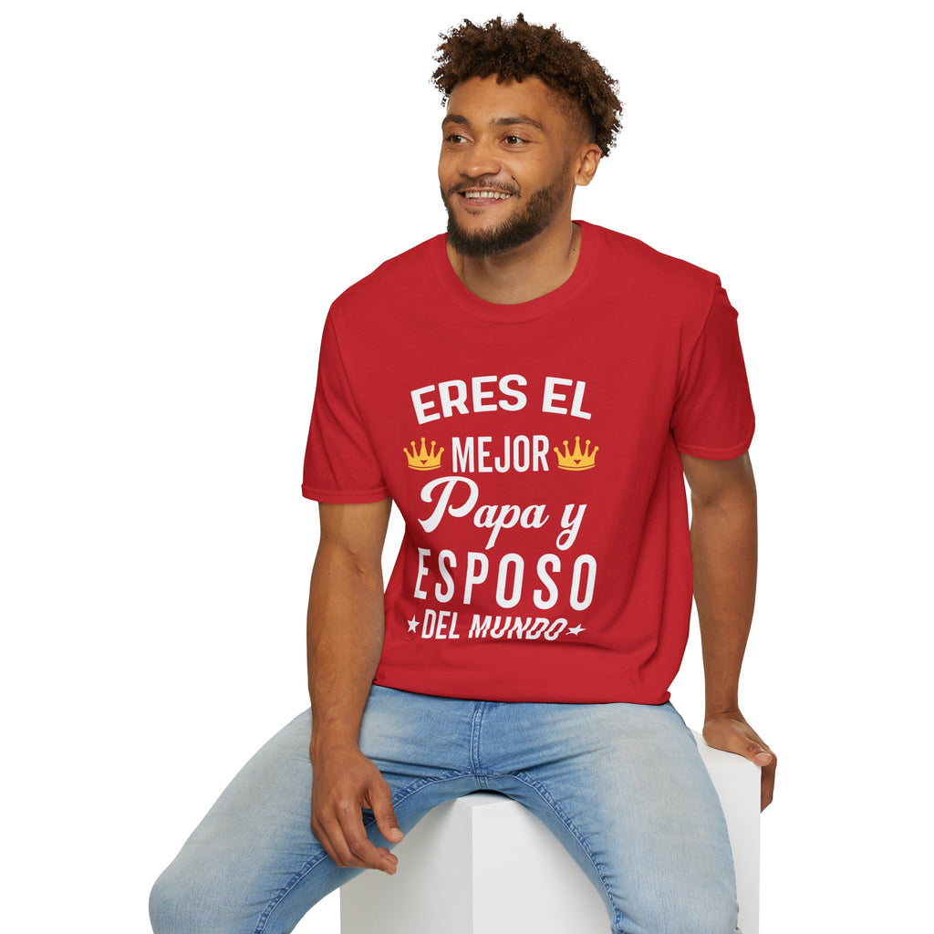 T-Shirt "Eres el Mejor Papa y Esposo del Mundo" – Regalo Día del Padre en Español