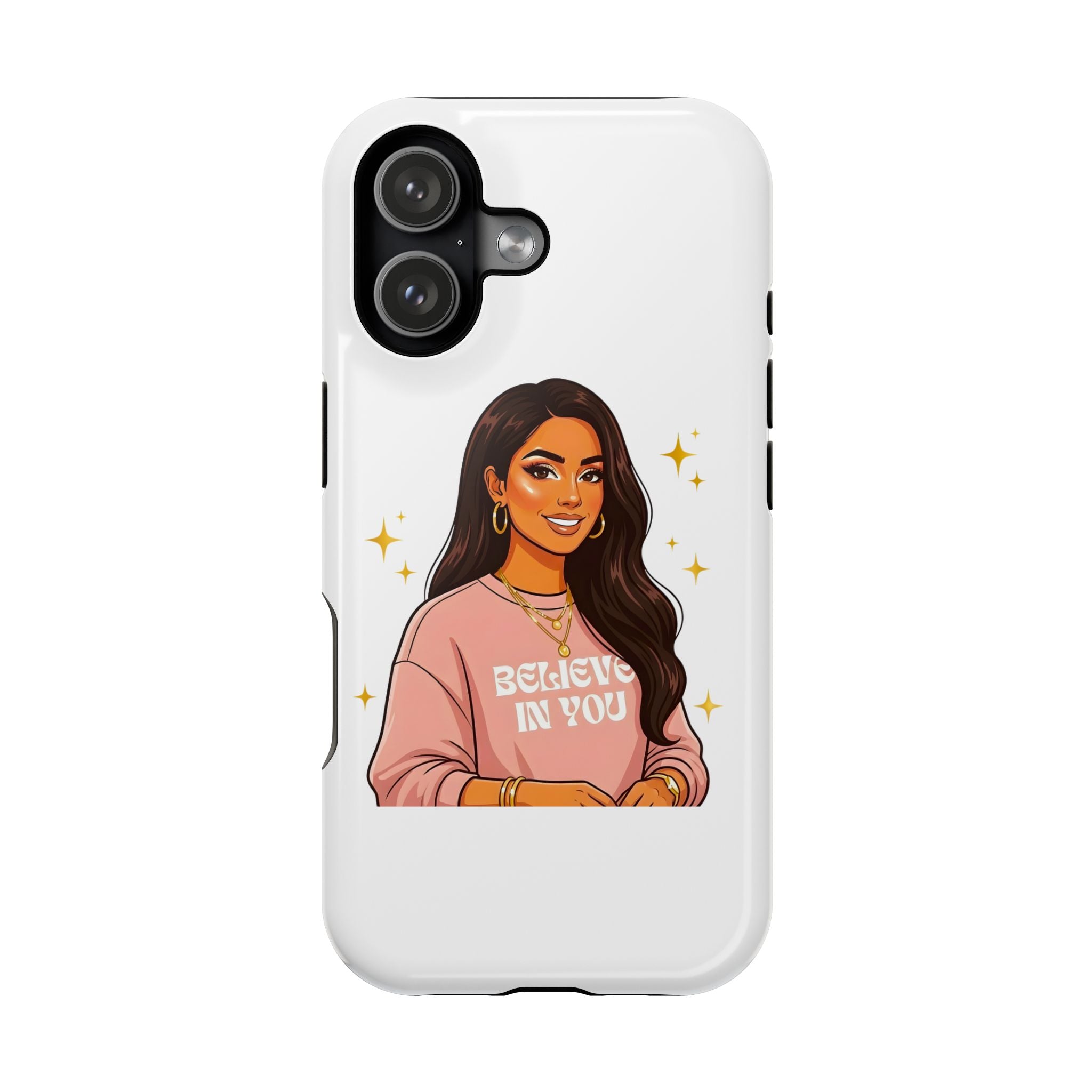 Phone Case — "Believe In You" Motivational Portrait Magnetic Impact-Resistant Case