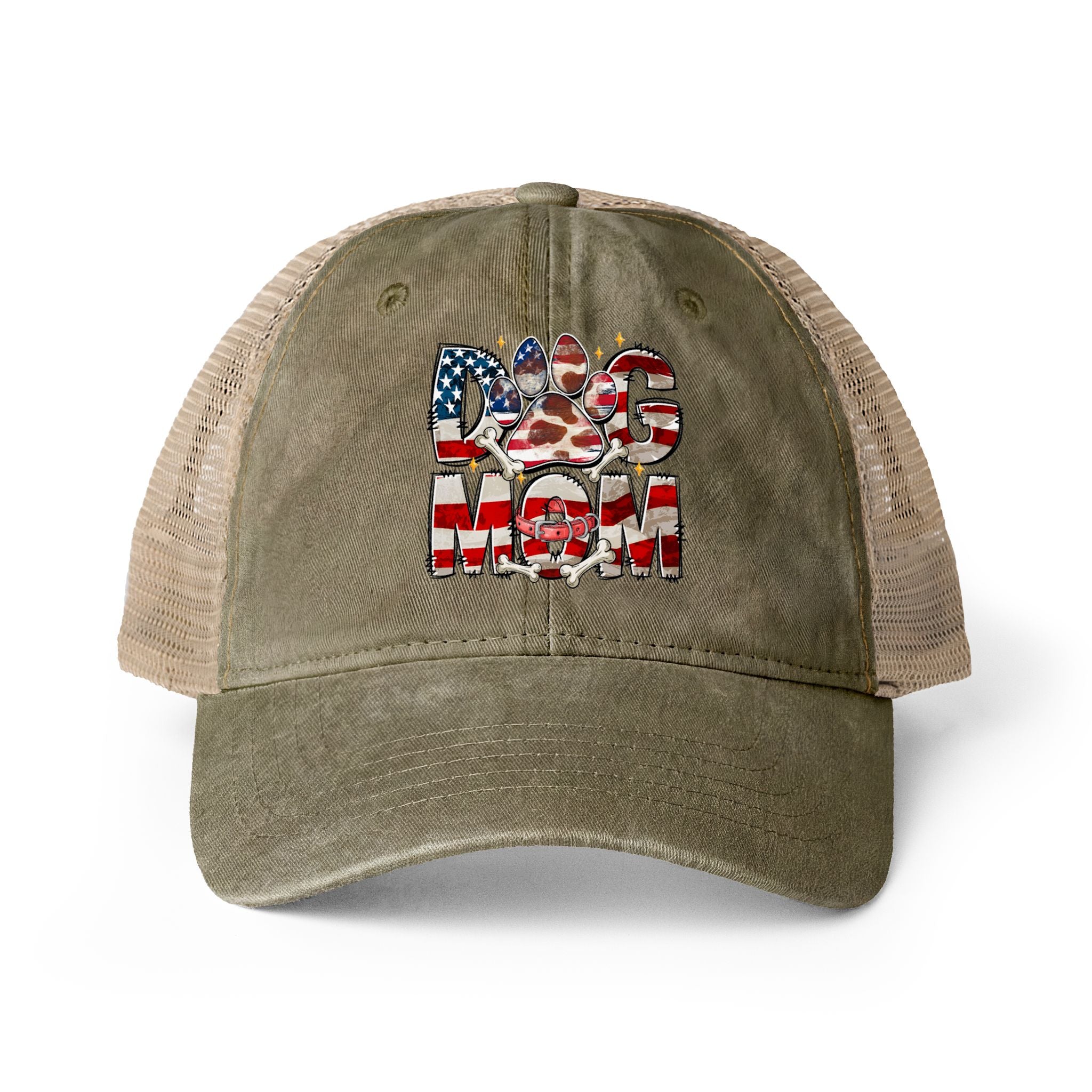 Women's Washed Mesh-Back Cap
