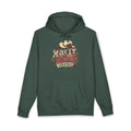 Christmas Cow Hoodie – Cute Highland Cow with Festive Lights & 'Merry Dolly Christmas' Design