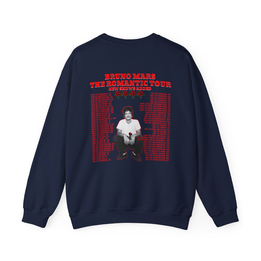 Tour Crewneck Sweatshirt — The Romantic Tour Graphic