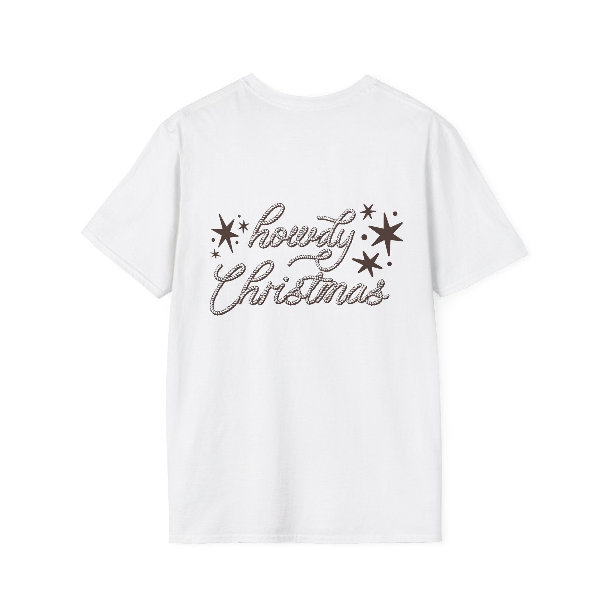 Western Christmas Tee — Cowboy Hat & Boots Holiday Shirt