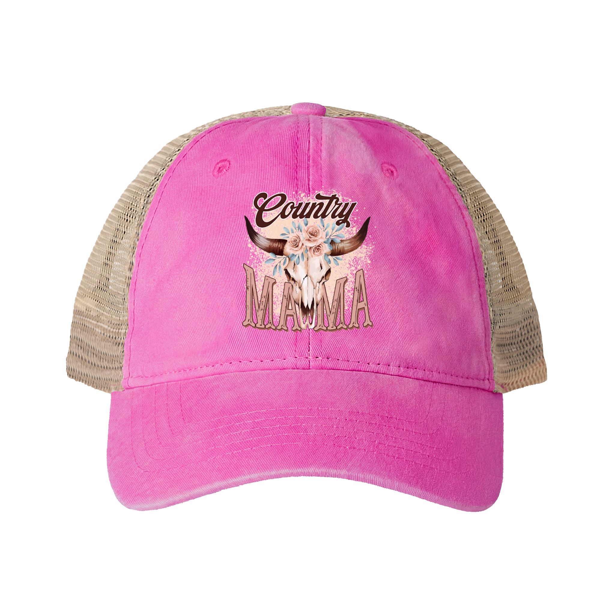 Women's Washed Mesh-Back Cap