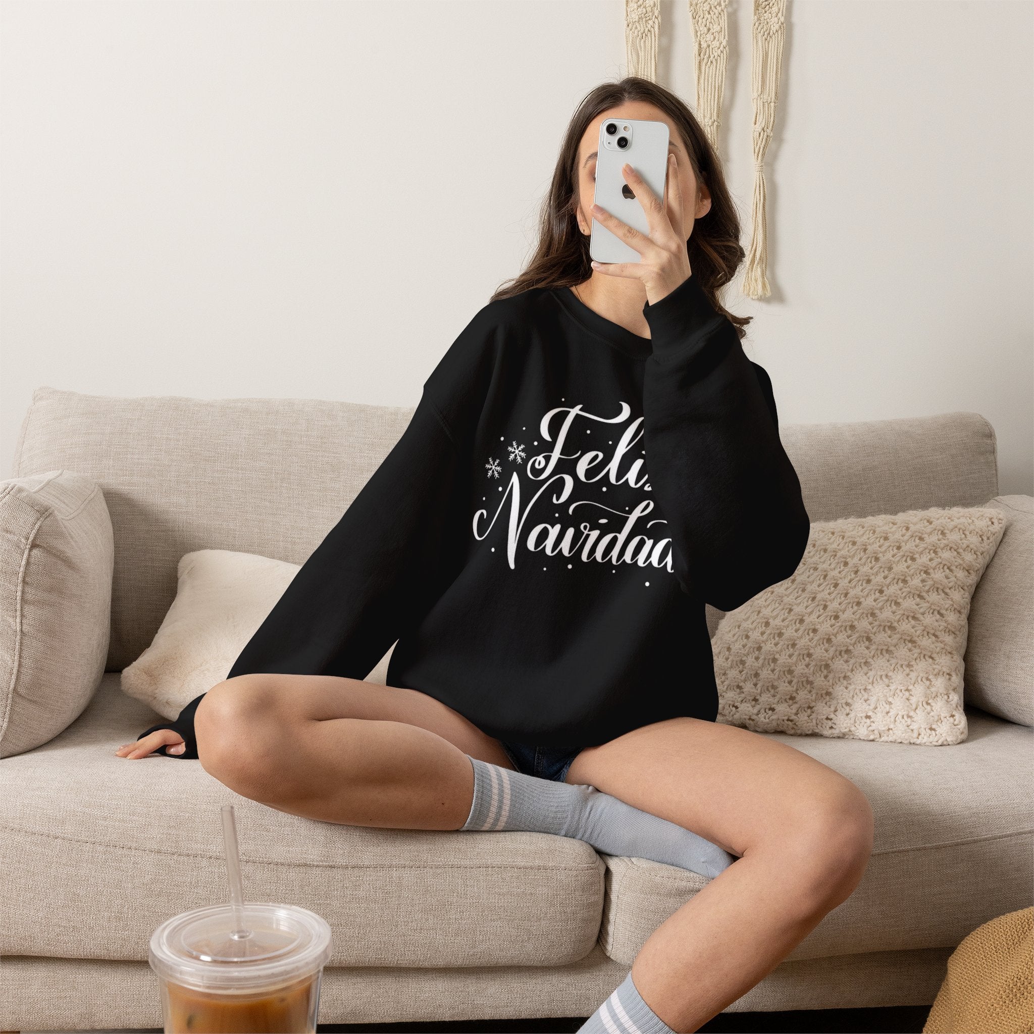 Feliz Navidad Sweatshirt – Festive Spanish Christmas Crewneck