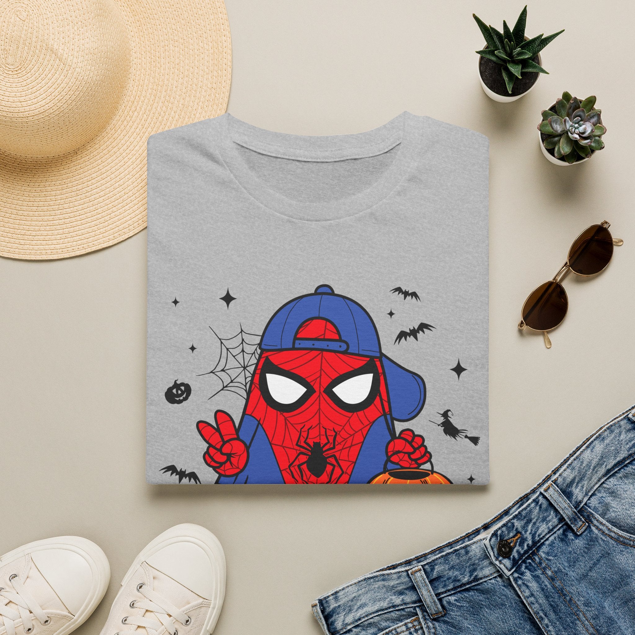 Spidey Trick-or-Treat T-Shirt — Cute Halloween Spider-Man Costume Tee