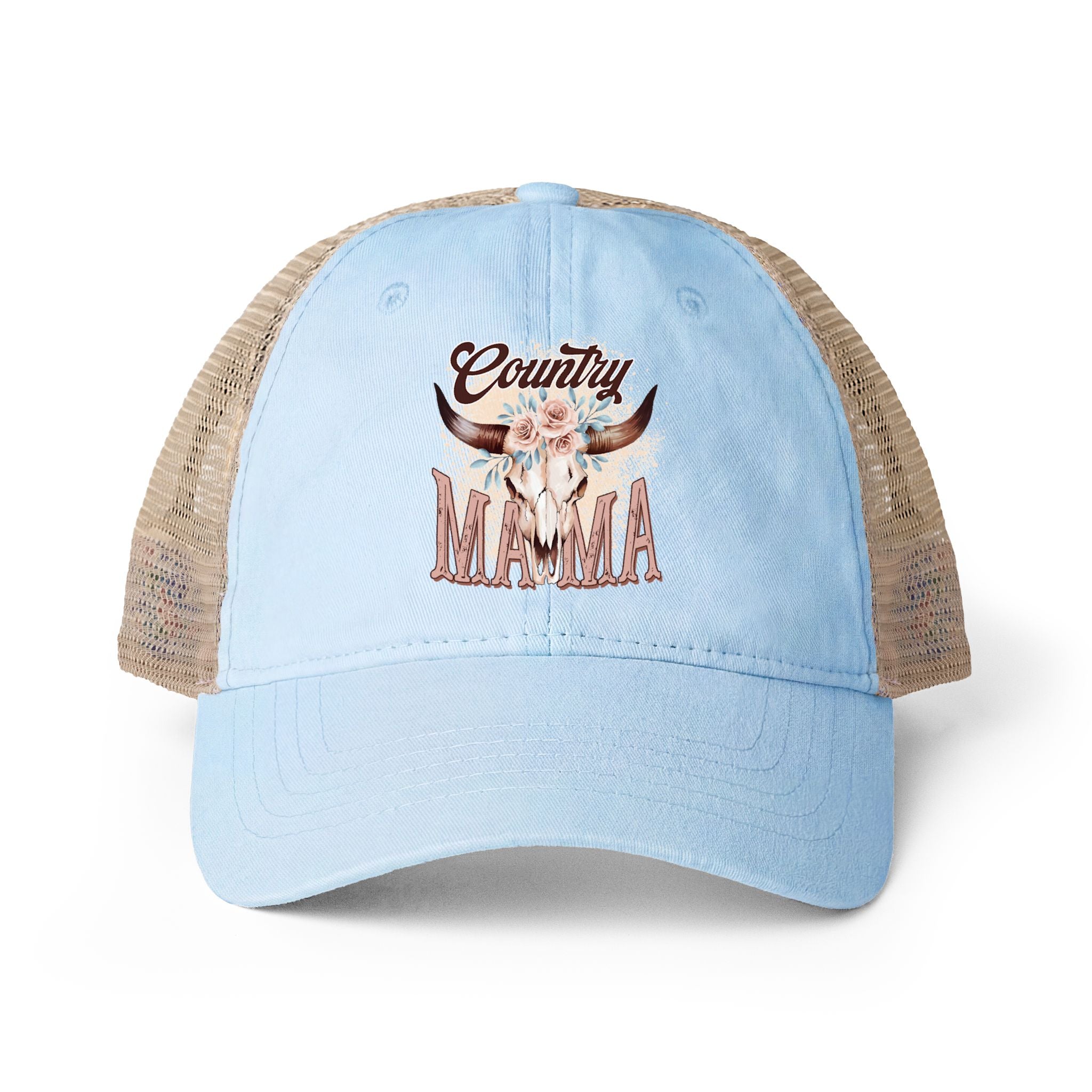 Women's Washed Mesh-Back Cap