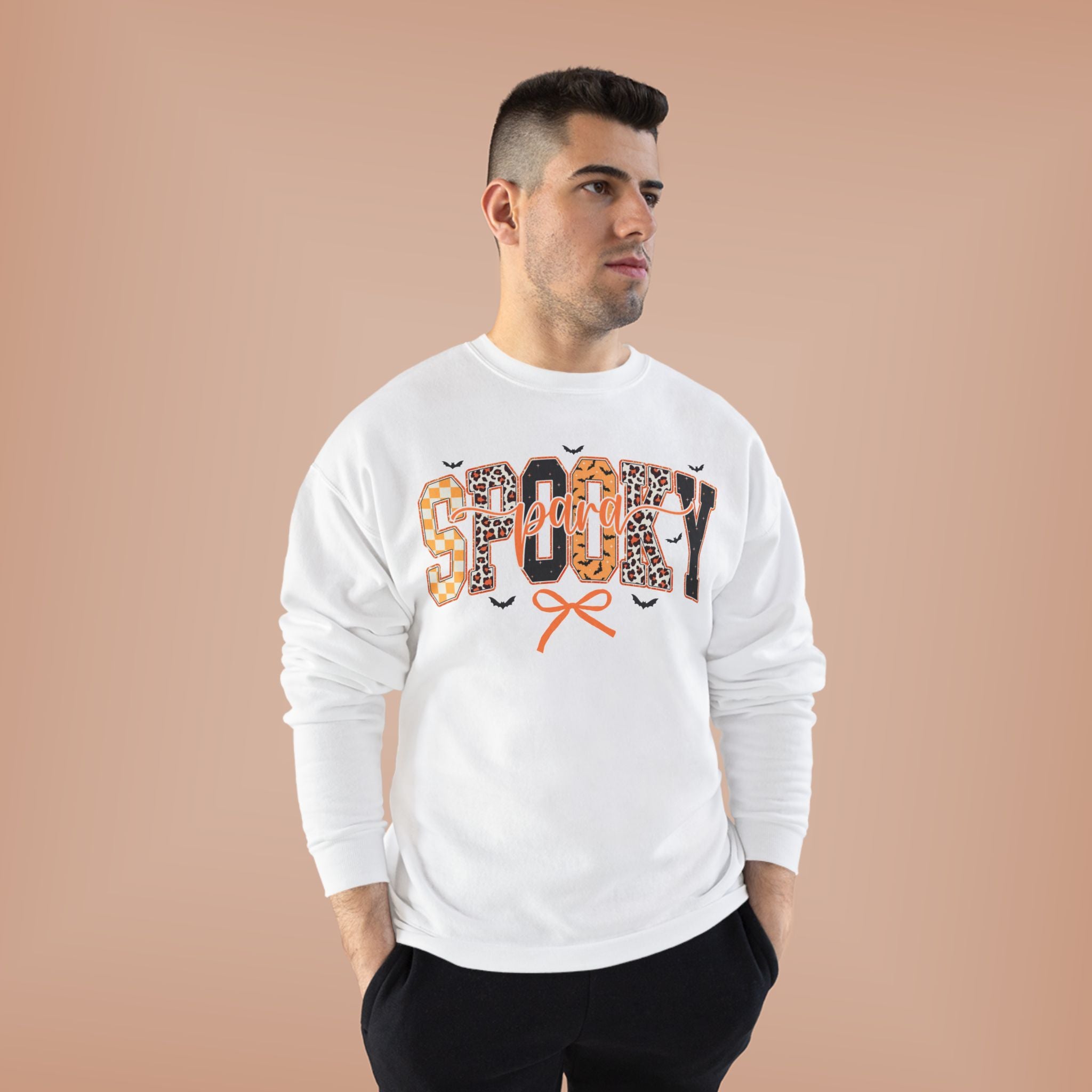 Spooky Leopard Halloween Crewneck Sweatshirt