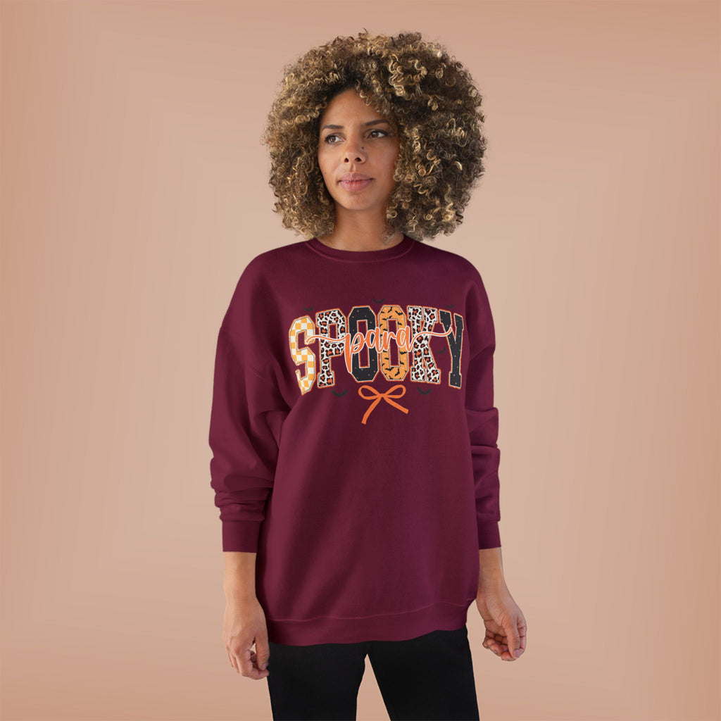 Spooky Leopard Halloween Crewneck Sweatshirt