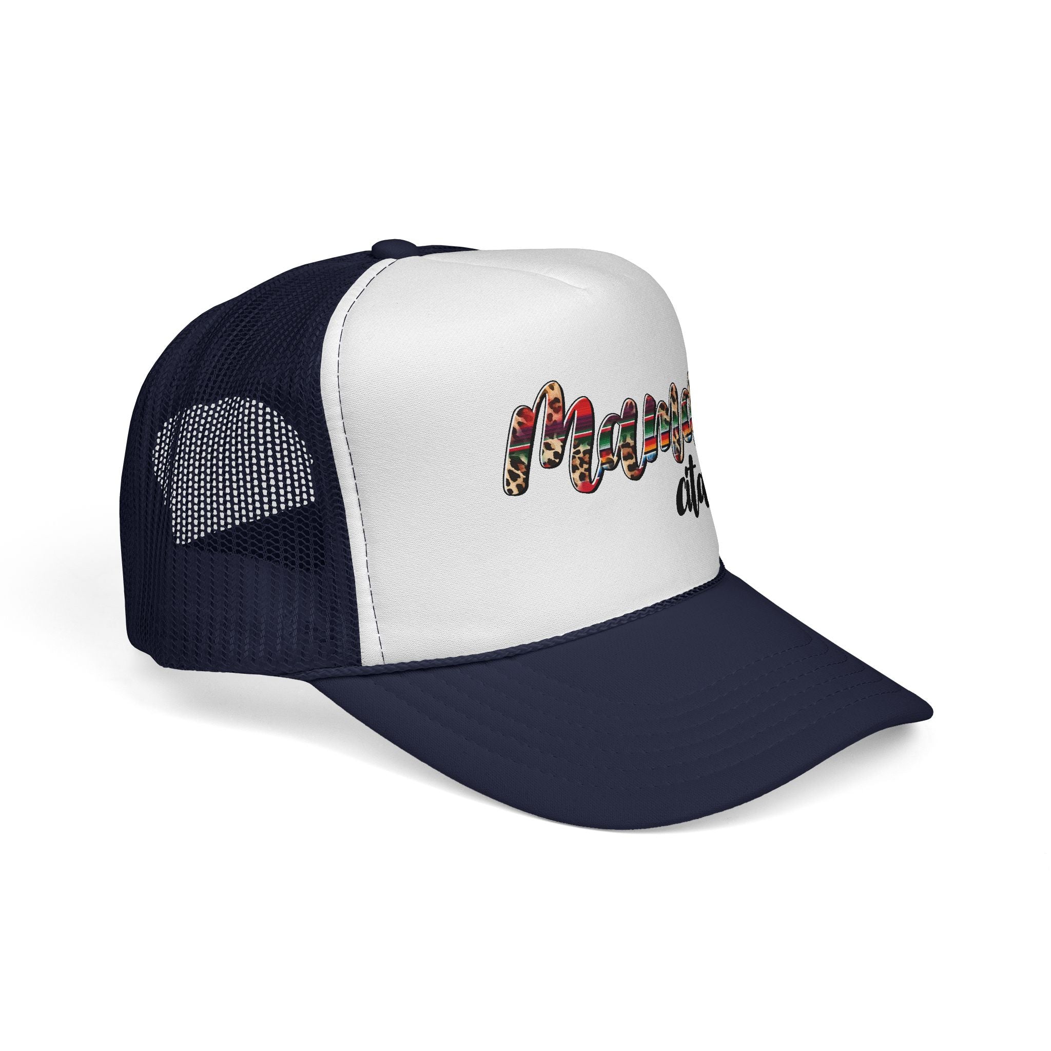 Mama Alta Trucker Cap — Serape Pattern Mom Hat