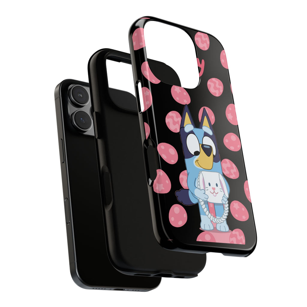 Bluey Holding Bunny phone case | Cute cartoon character phone case