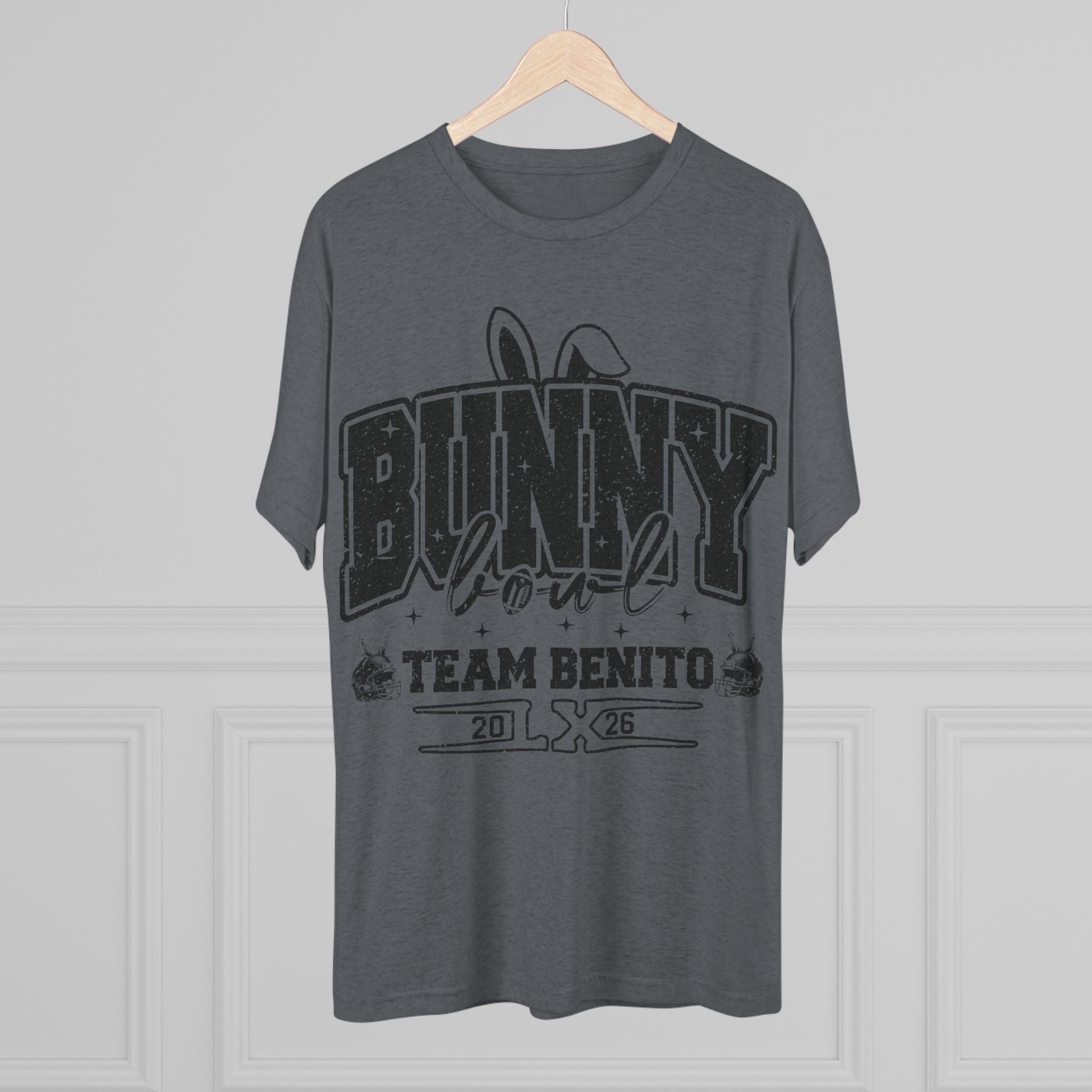 Bunny Bowl Team Benito Tee — Vintage Sports Easter Rabbit Graphic Shirt