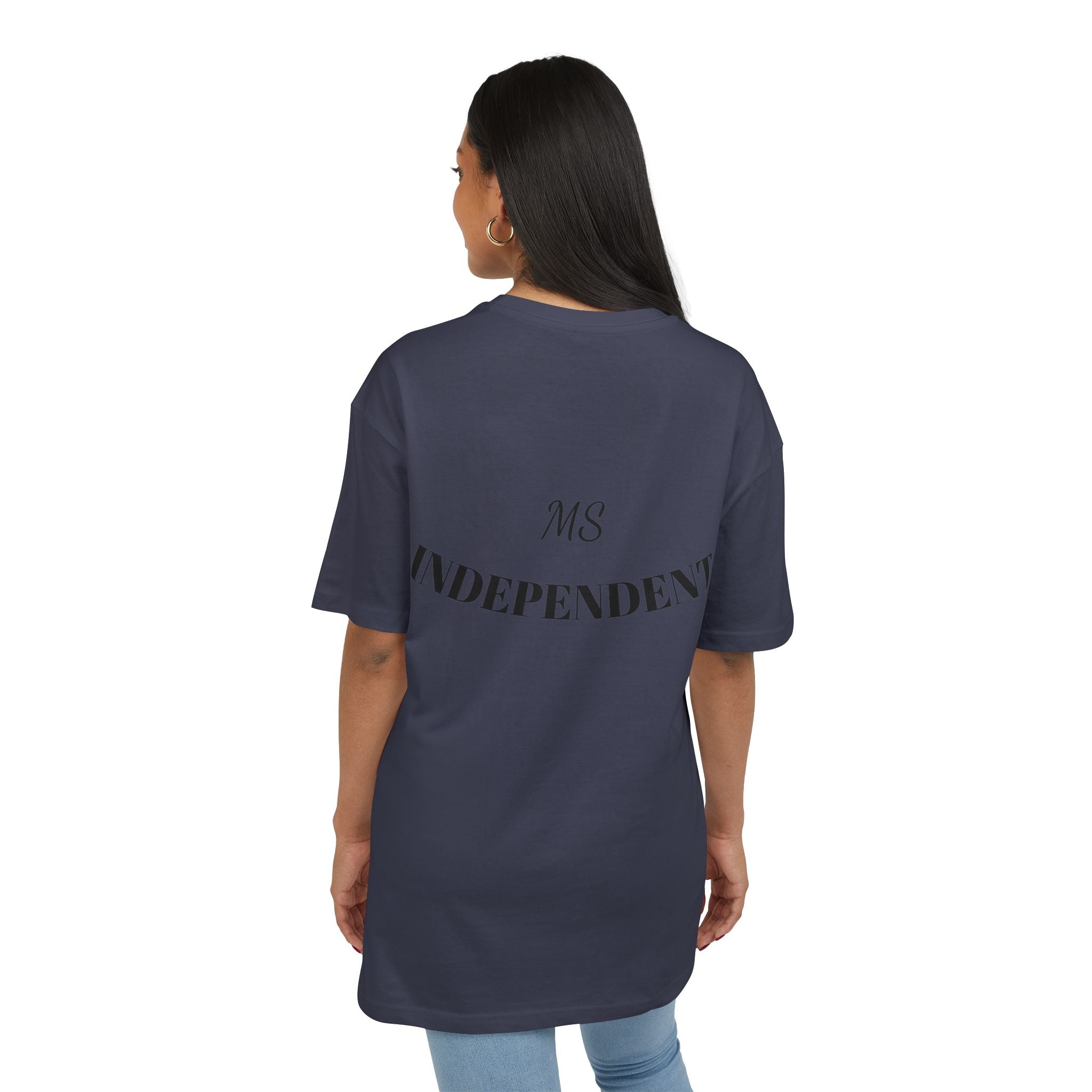 Ms Independent Oversize Tee — Graphic Statement T‑Shirt