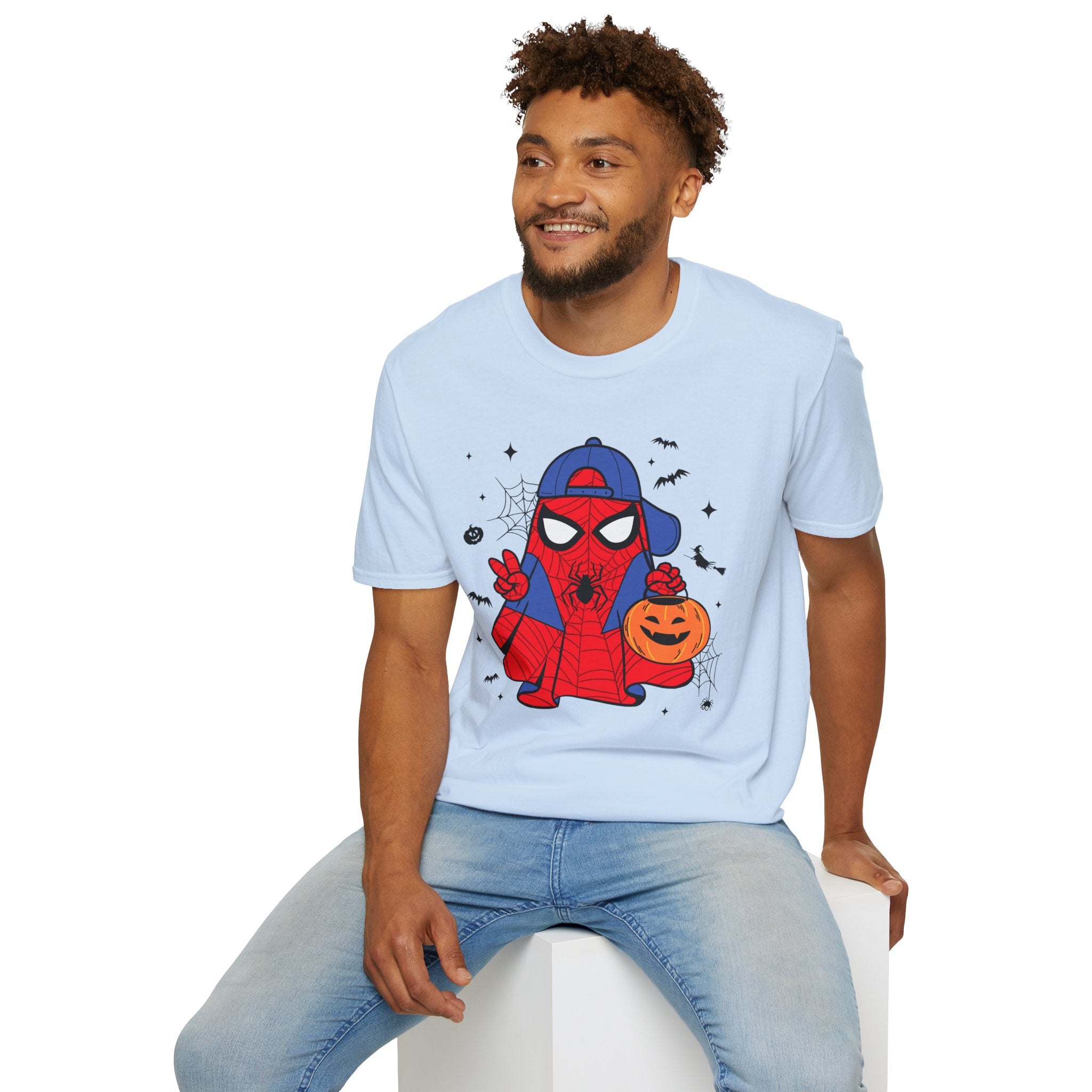 Spidey Trick-or-Treat T-Shirt — Cute Halloween Spider-Man Costume Tee