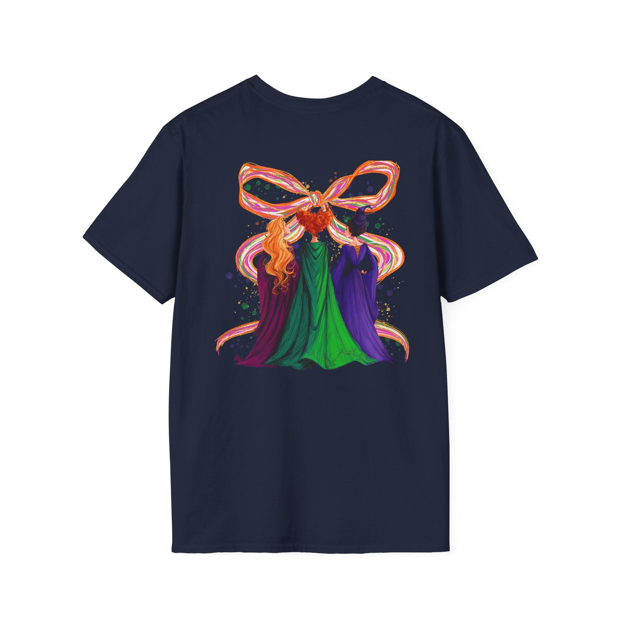 Hocus Pocus Halloween T‑Shirt — Colorful Witch Sisters Movie Tribute