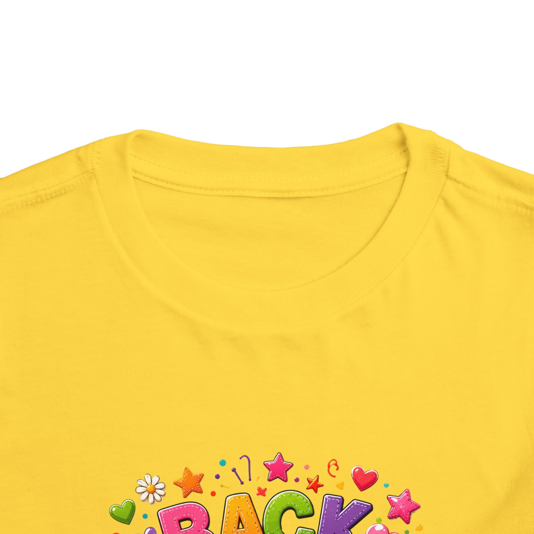 Back to School Toddler Tee – Cute Kawaii School Supplies Graphic