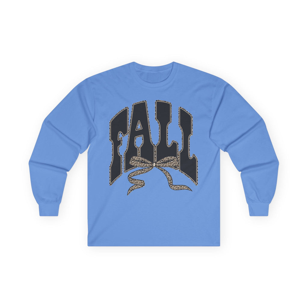 Fall Graphic Long Sleeve Tee — "FALL" Arch Design