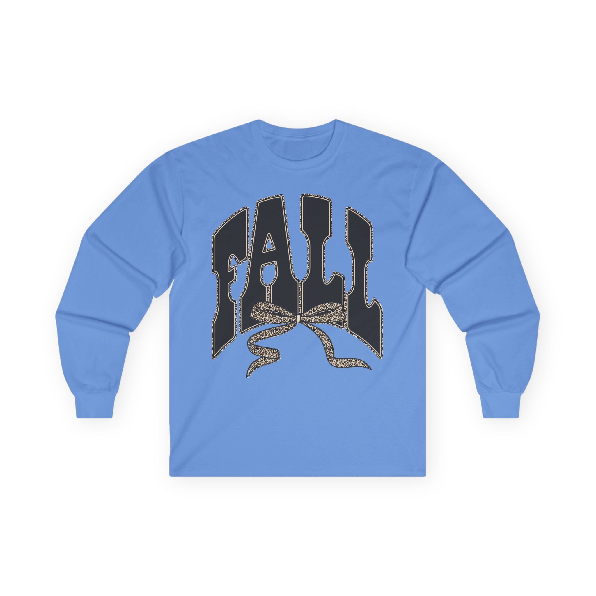 Fall Graphic Long Sleeve Tee — "FALL" Arch Design
