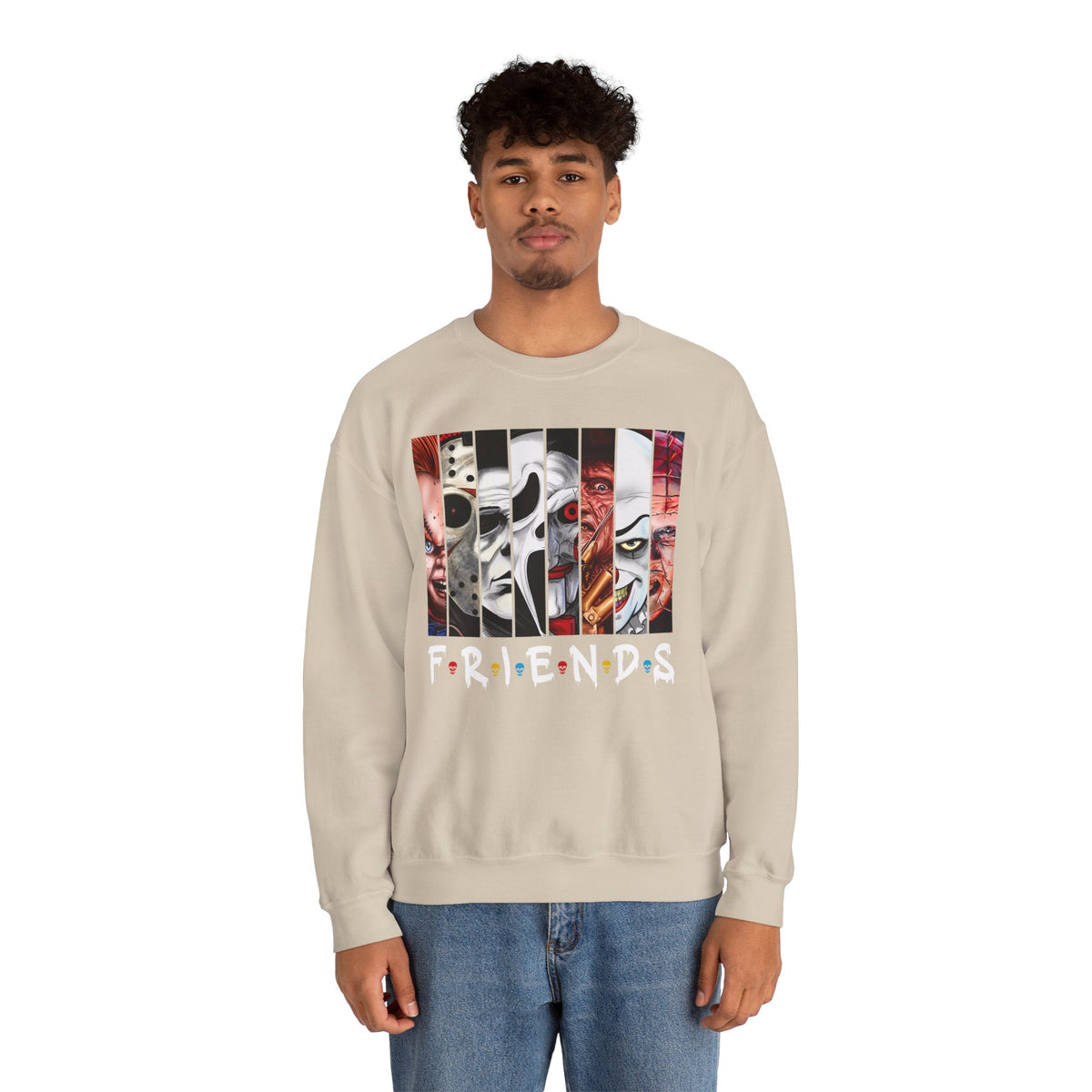 Horror Icons 'Friends' Crewneck Sweatshirt